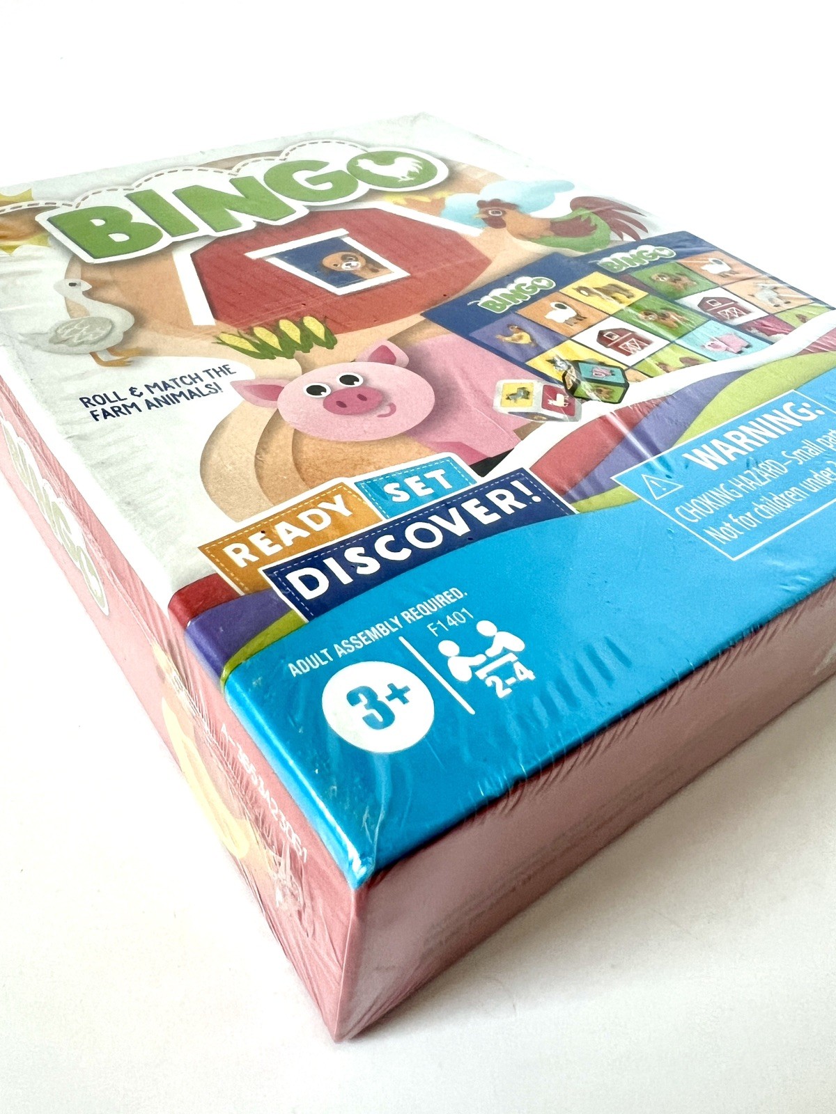 Hasbro Gaming Bingo Game Farm Animals 2020 Ready Set Discover! Brand New
