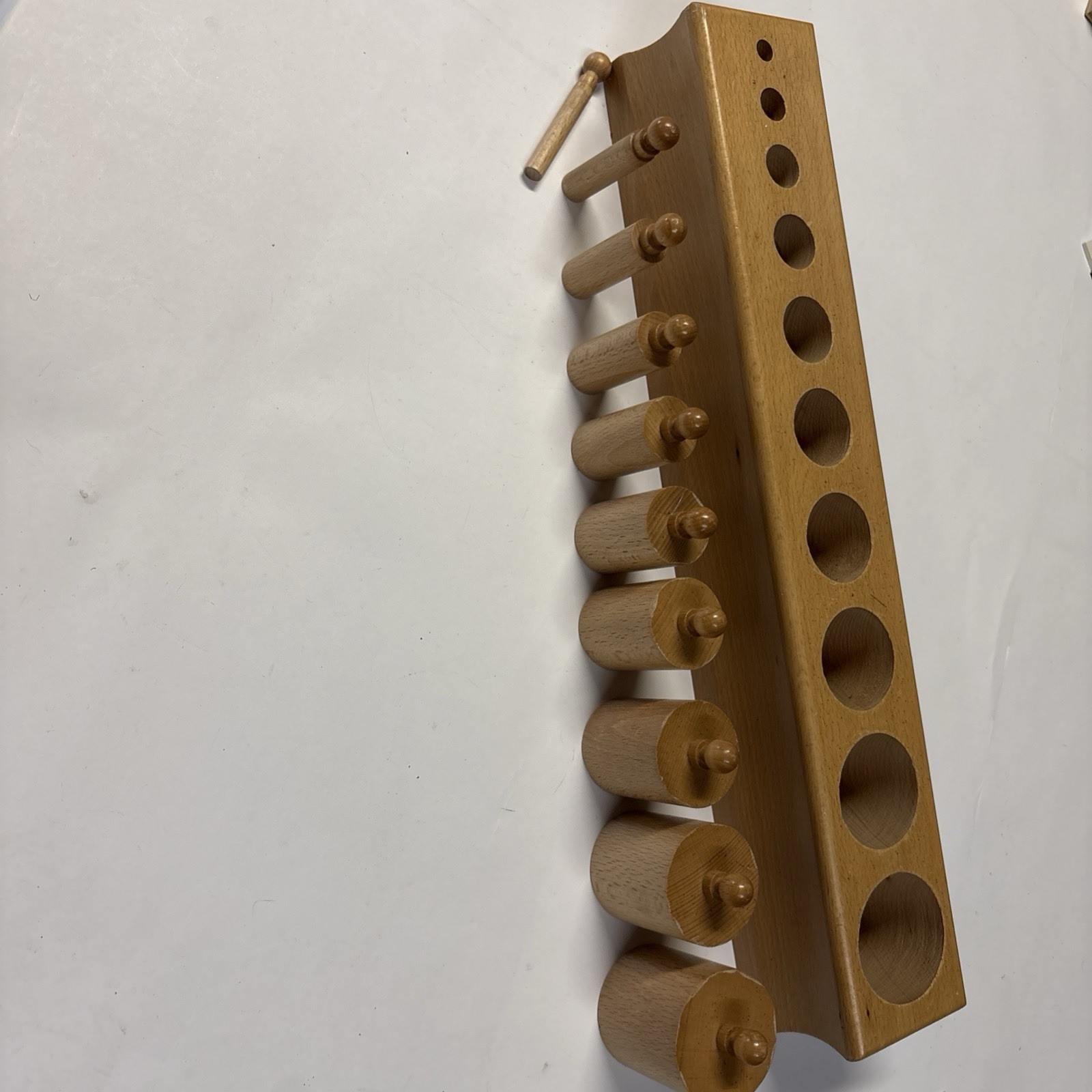 Montessori VintageNienhuis Knobbed Cylinder Block Set #1, Holland