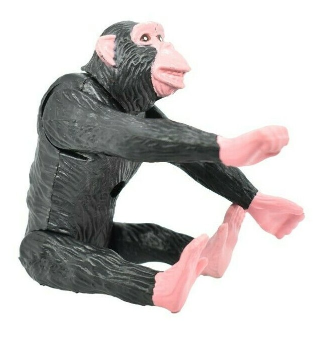 Chimpanzee, Chimp Monkey Realistic Small Toy Model Plastic Replica 3″ F062