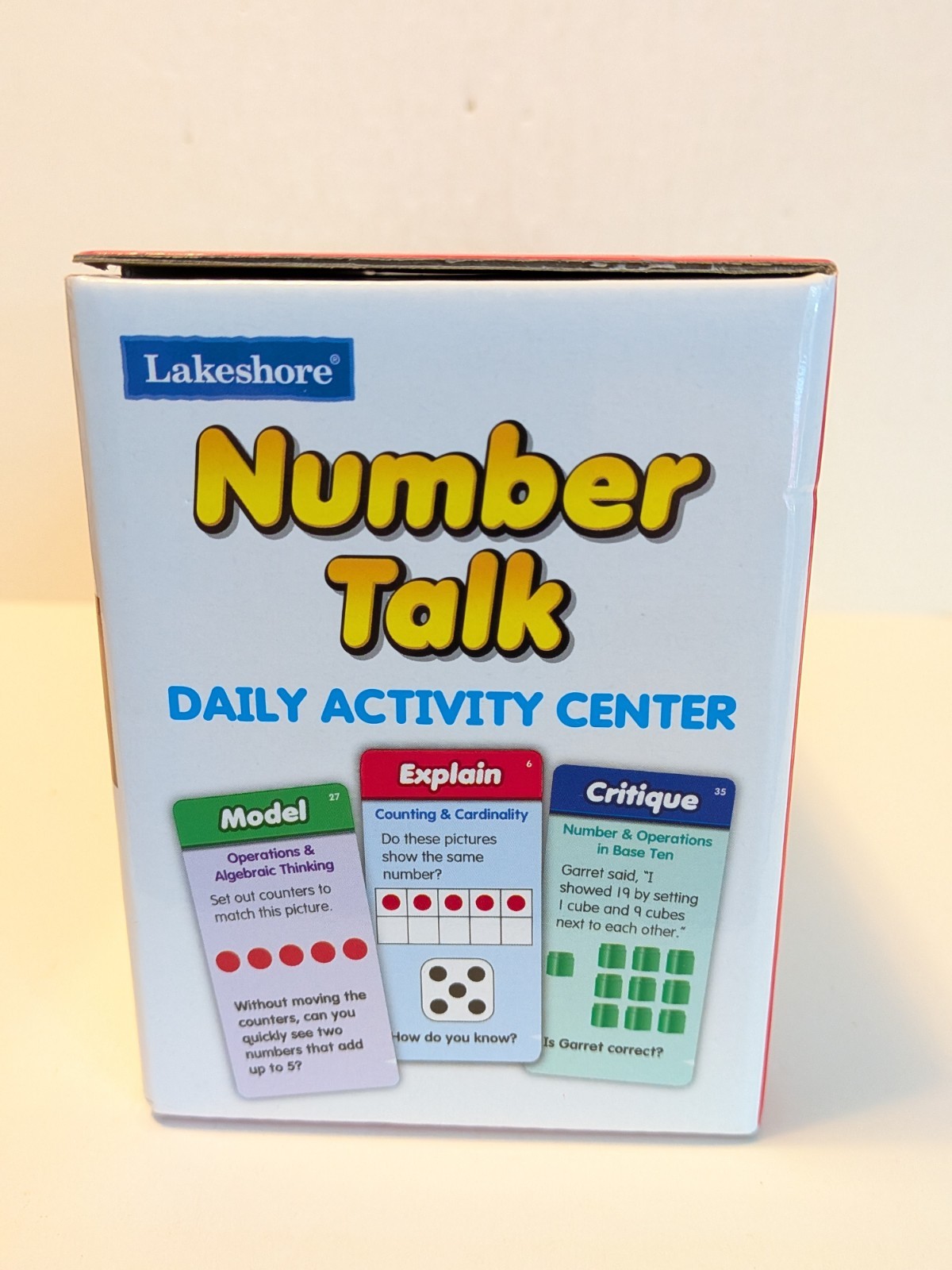 Lakeshore Number Talk Class Daily Activity Center EE110 Numbers Concepts Grade K