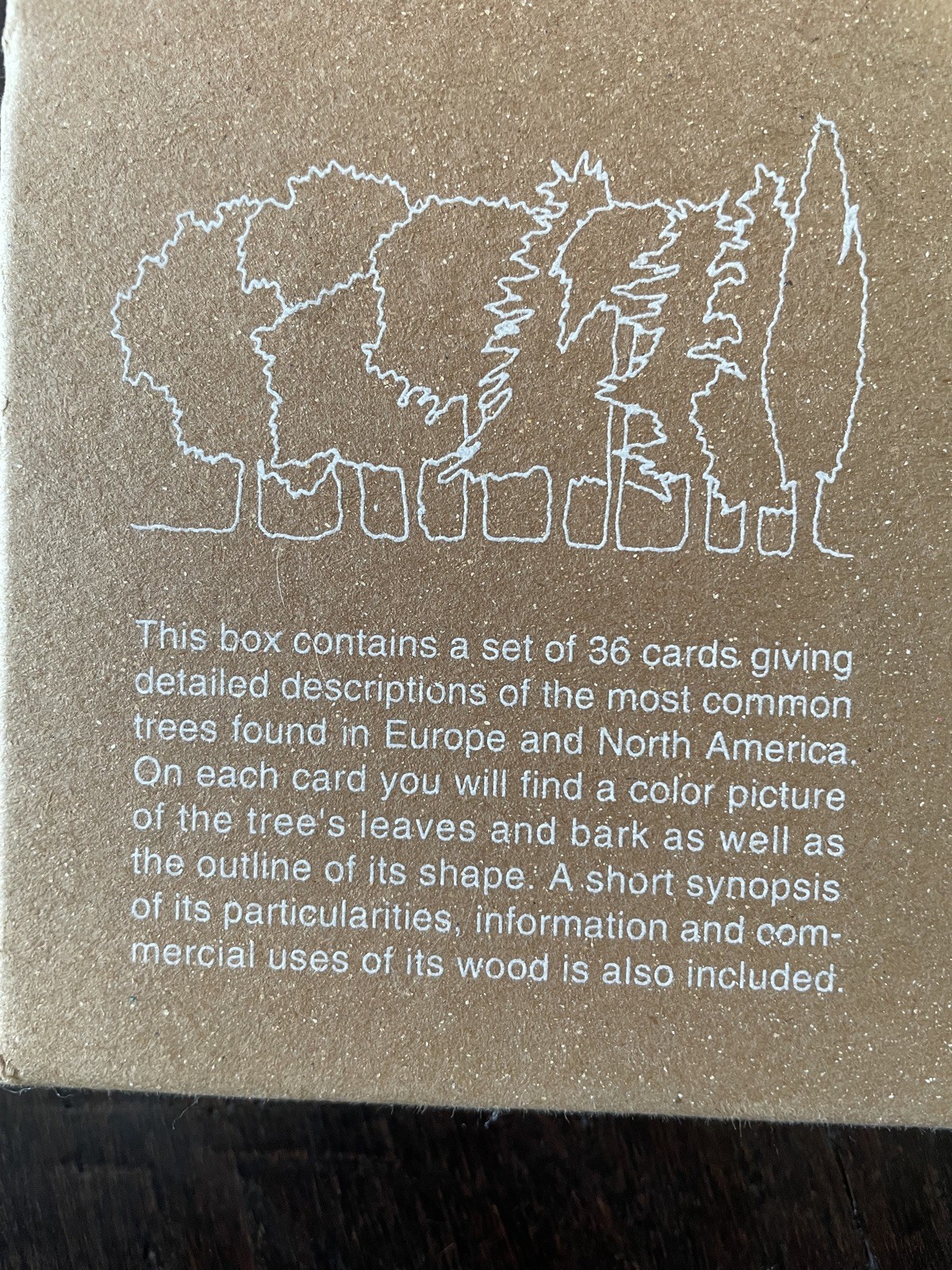 ‘Familiar Trees’ Card Set French SCULPTURES-JEUX Paris. Bernard Vuarnesson 1996