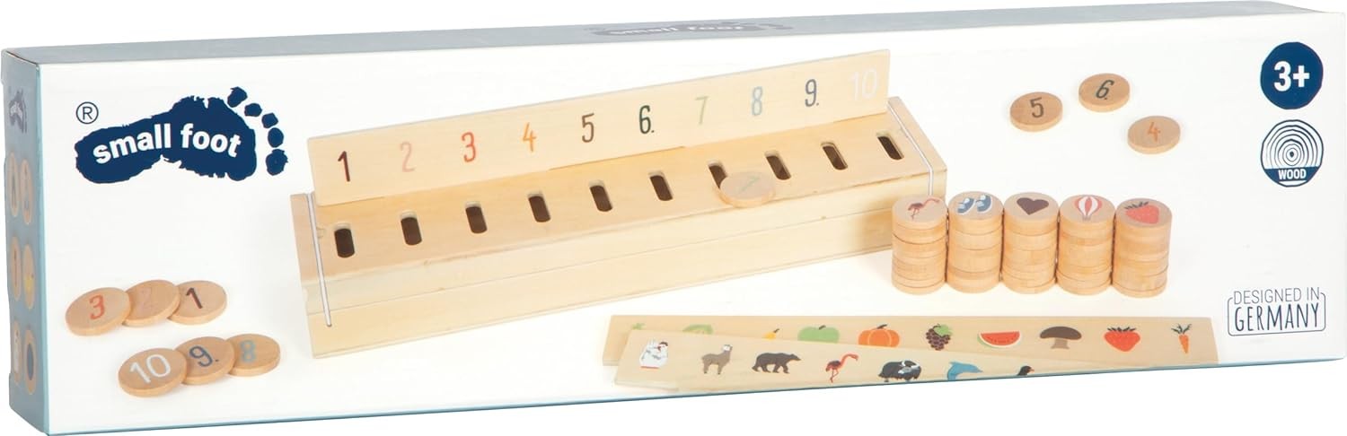 small foot Box, Wood, 60 Pictures for Sorting & discovering, for Kids Aged 3+ Ye