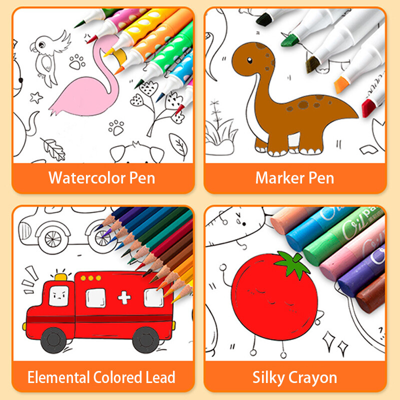 3-Meter Graffiti Scroll Children’s Drawing Roll DIY Kid Painting Educational Toy