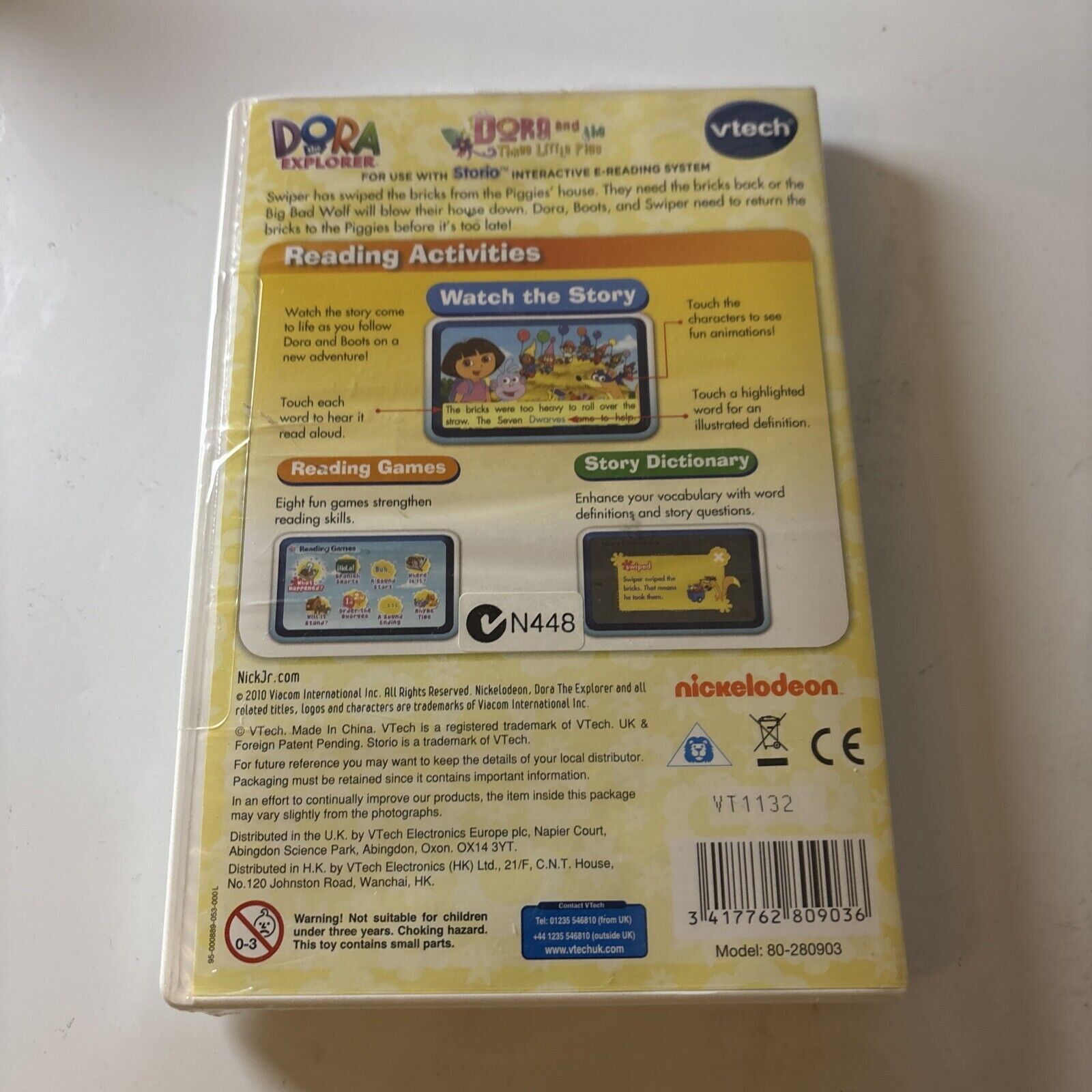 VTech Storio Dora the Explorer Software Learning Game – Dora & the 3 Little Pig