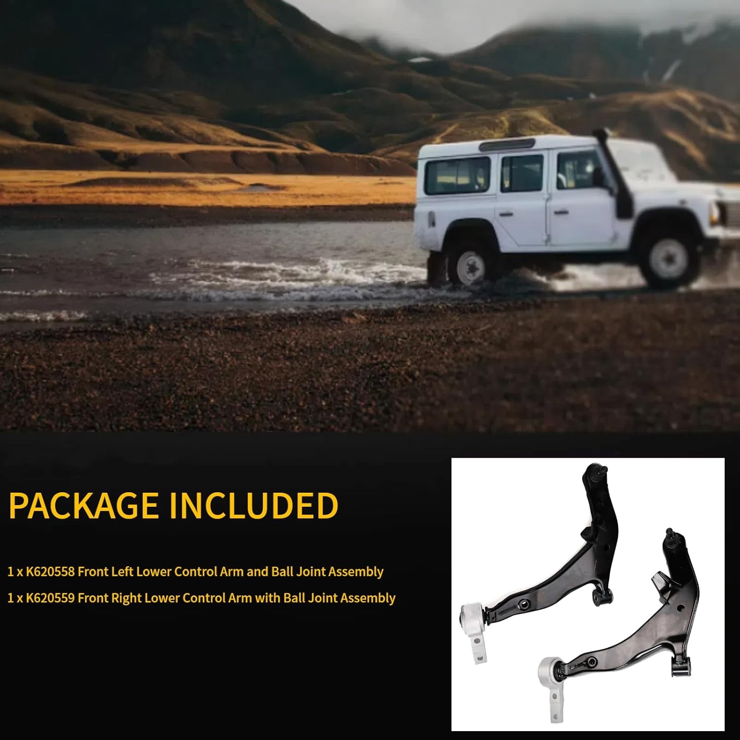 2pc Front Lower Control Arm Kit for Nissan Murano 2003 2004 2005 2006 2007,