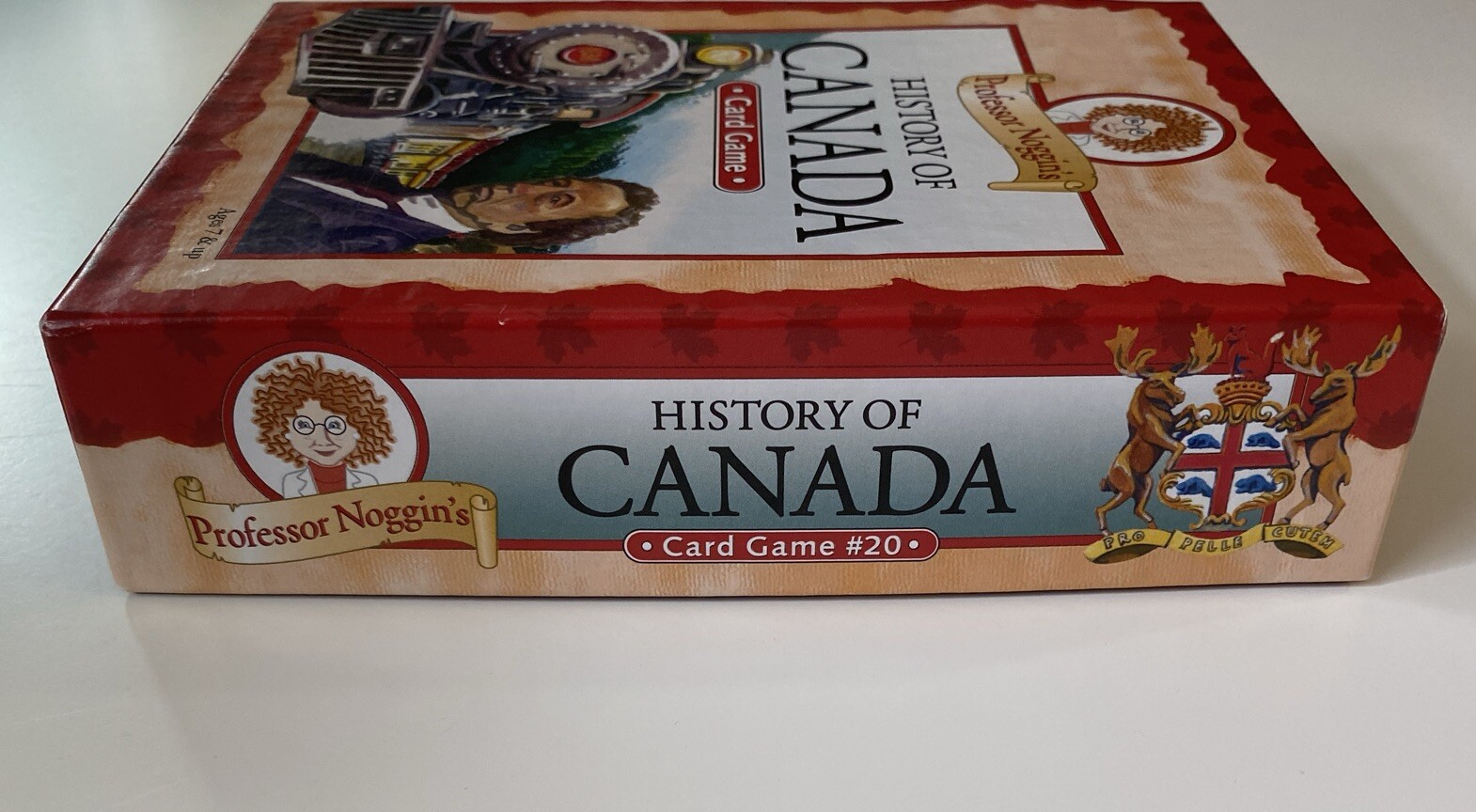 Professor Noggin’s History of Canada Card Game, Outset Media, Trivia Game Kids