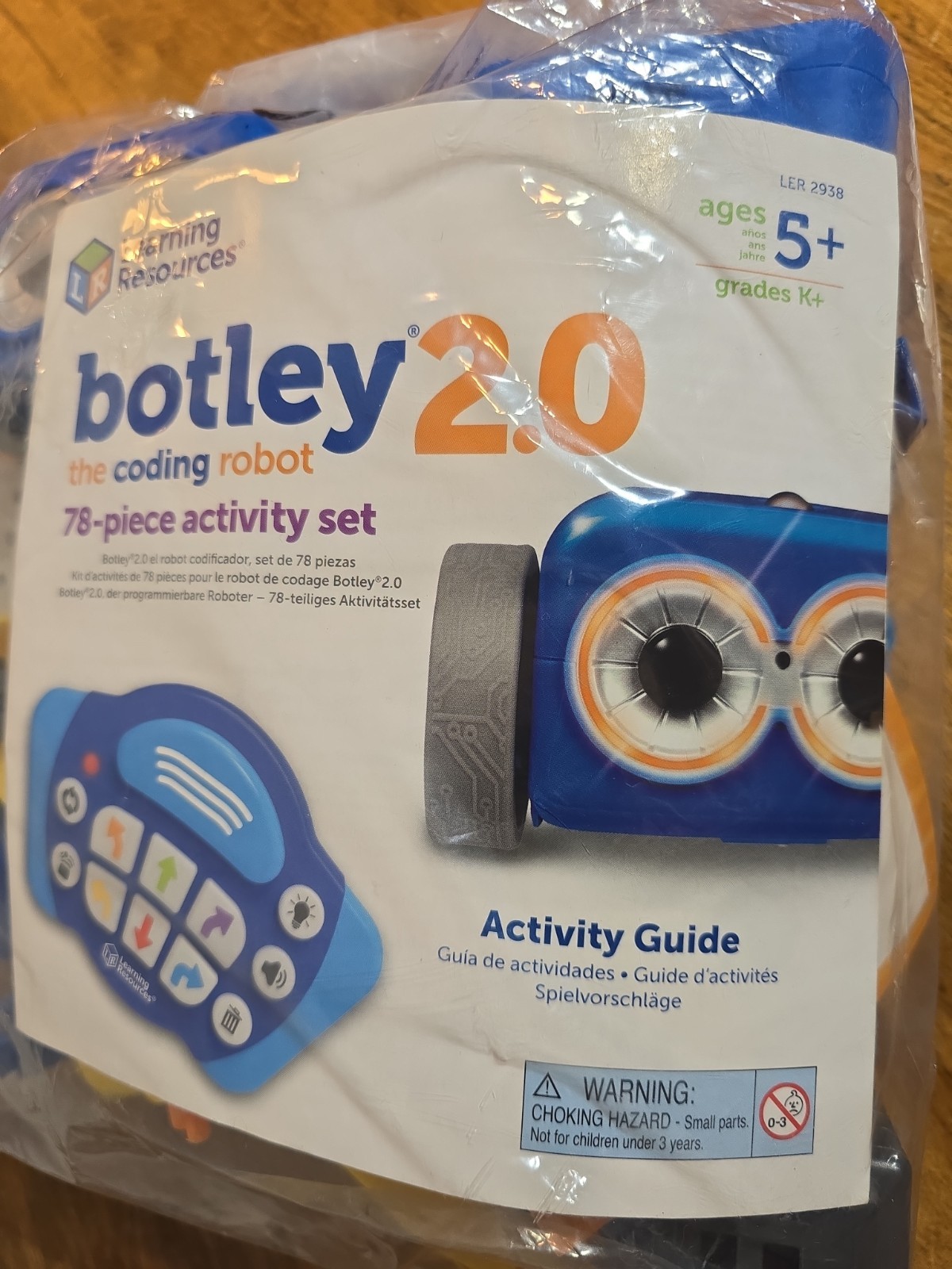 Comp Learning Resources Botley 2.0 The Coding Robot Coding 78 Piece Activity Set
