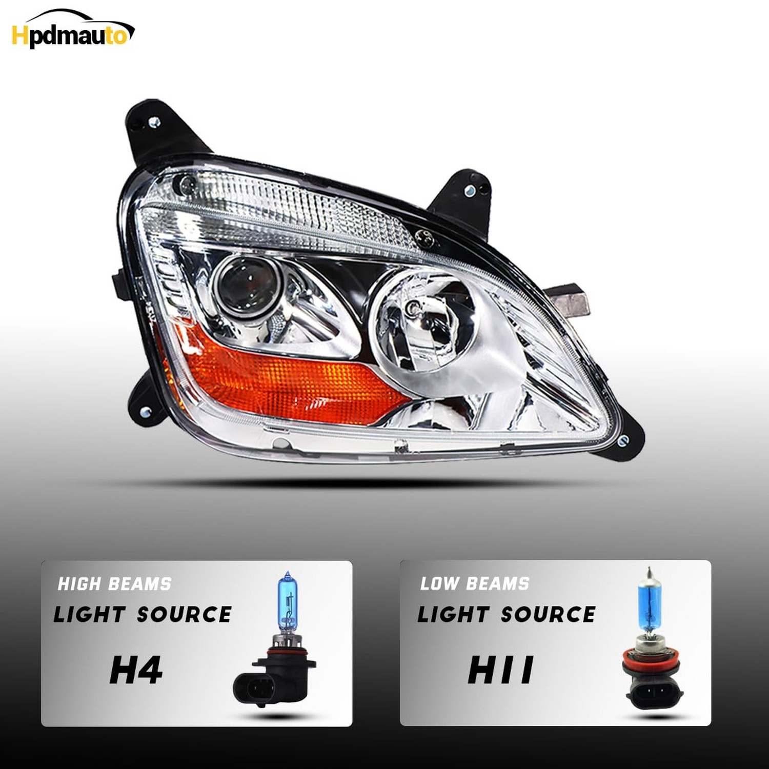 Fit for 2011-2023 Peterbilt 579 587 Class 8 Truck Projector Headlight Headlam…