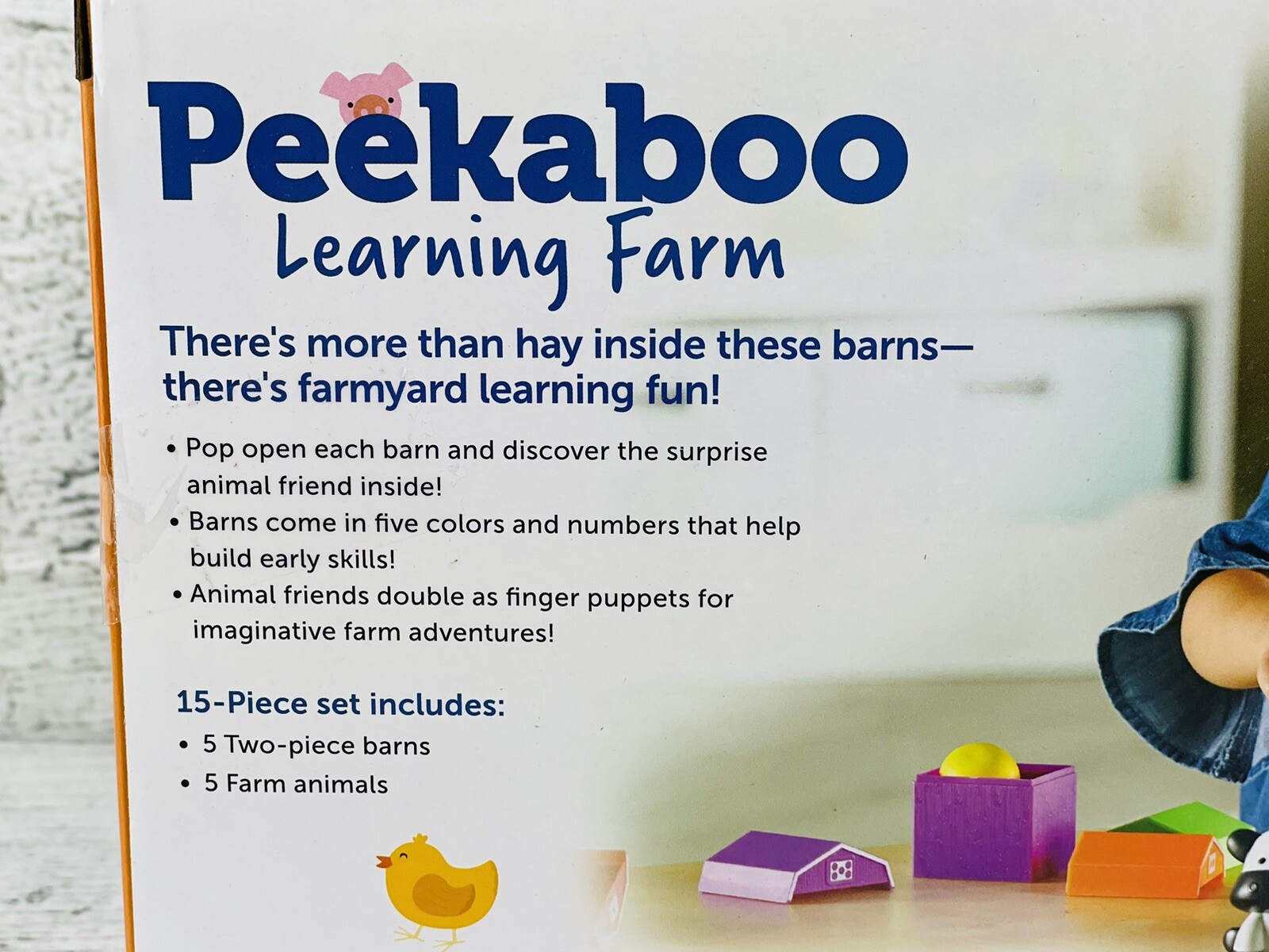 Learning Resources Peekaboo Learning Farm, Counting, Matching & Sorting Toy