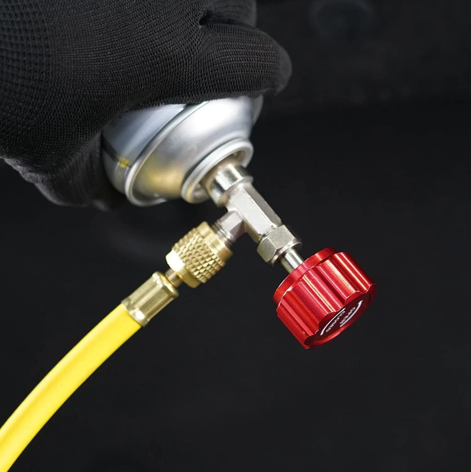 Lichamp R134a Can Tap, Automotive R 134a Self Sealing Can Tap and Puncture AC