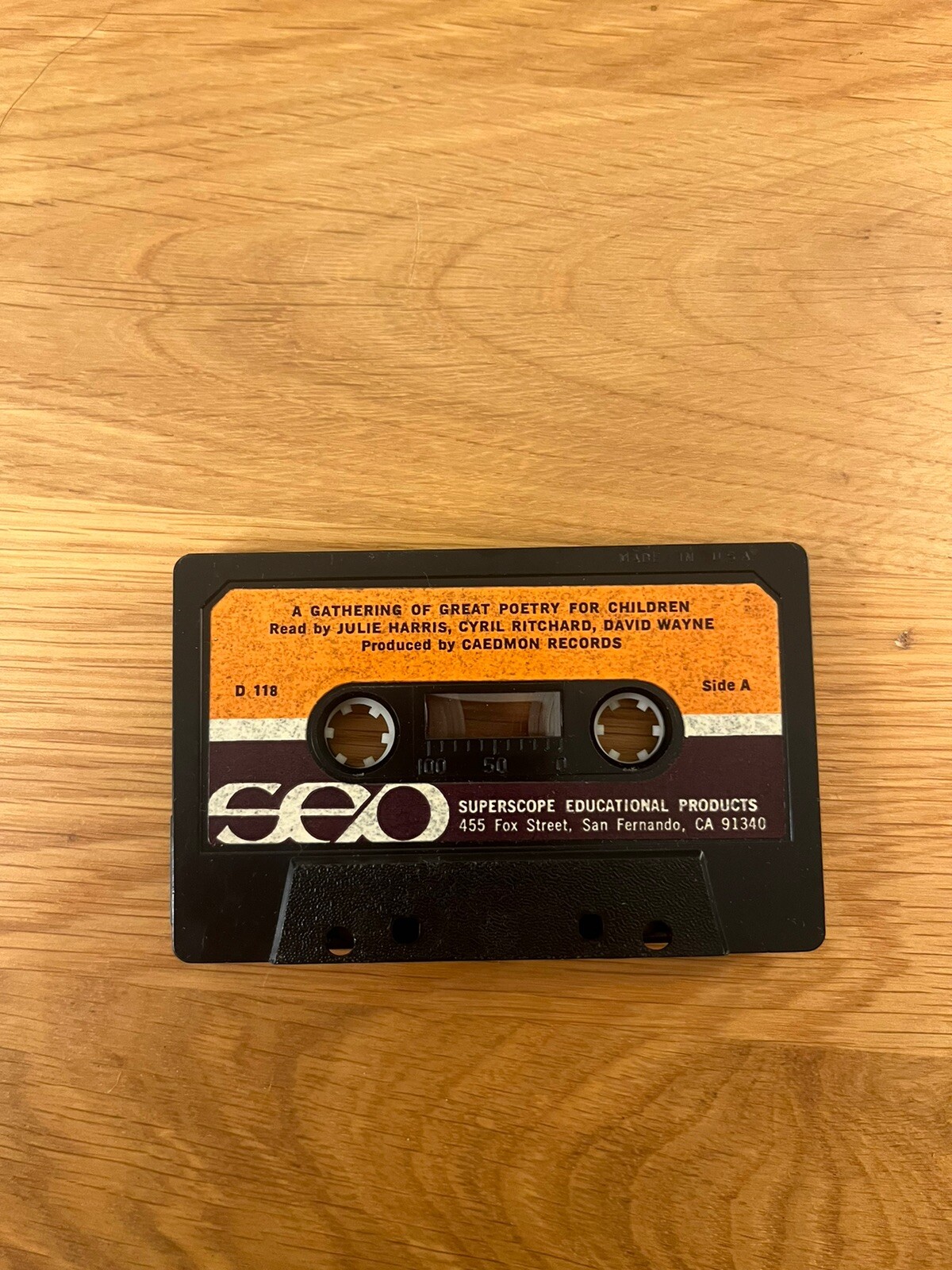 Vintage Educational Cassette Tapes