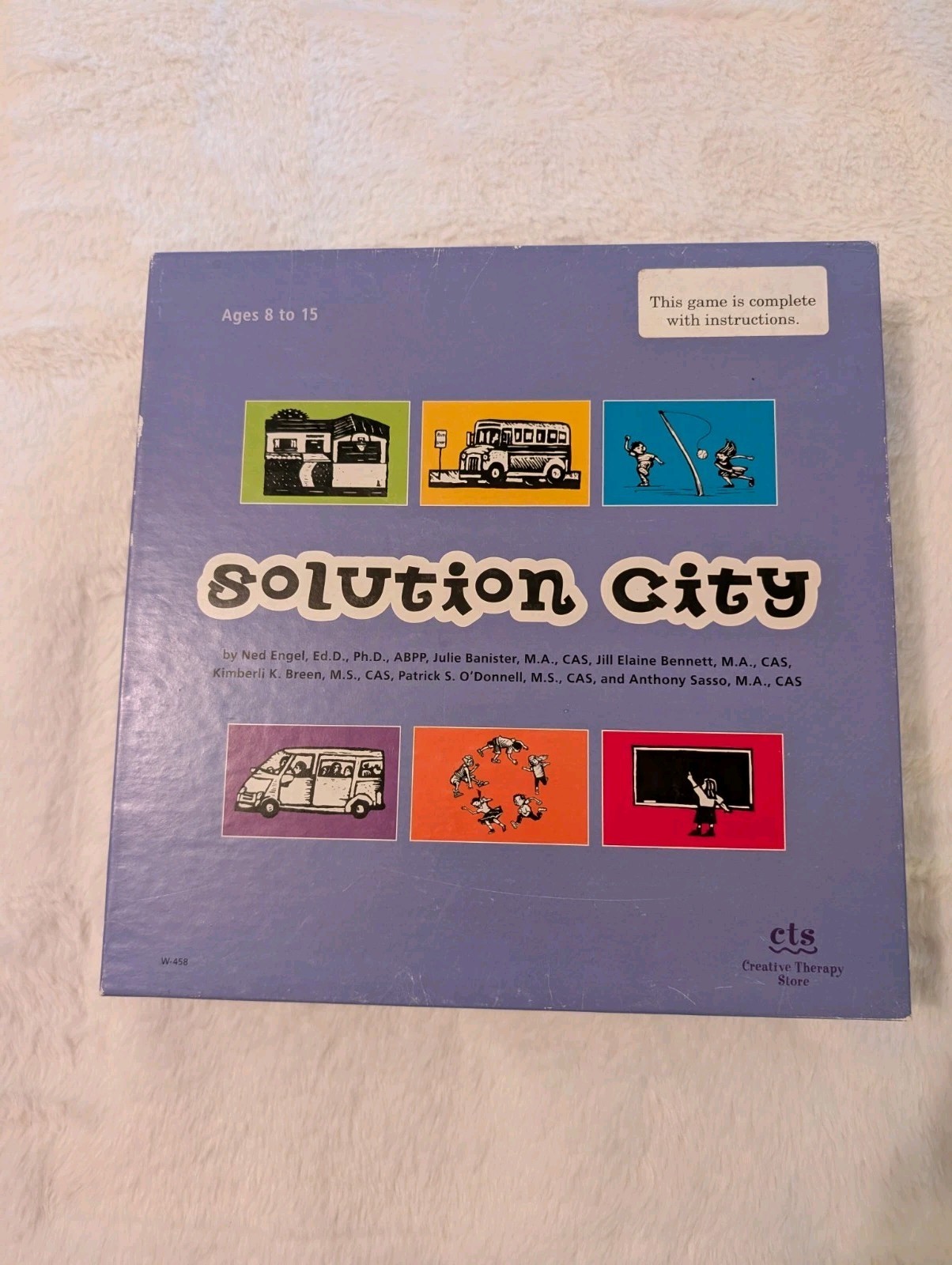 Creative Therapy Store – Solution City Board Game – Coping + Prob Solving Skills