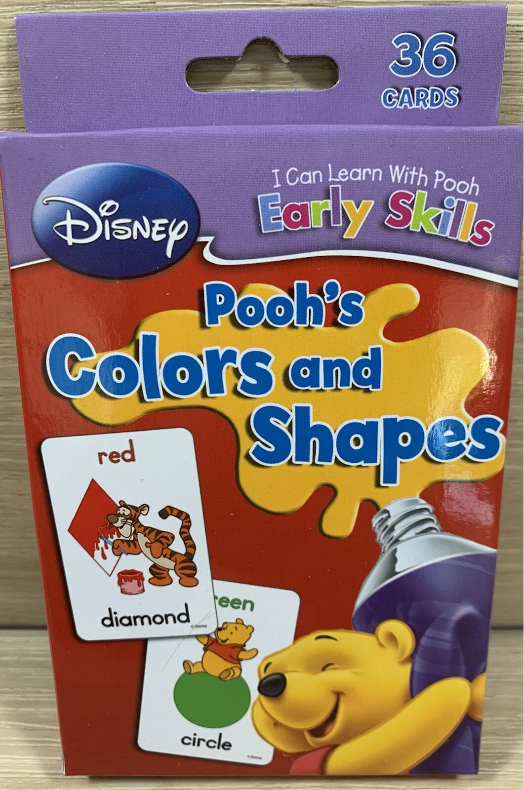Disney I Can Learn With Pooh Flash Cards, Numbers Match and Colors and Shapes