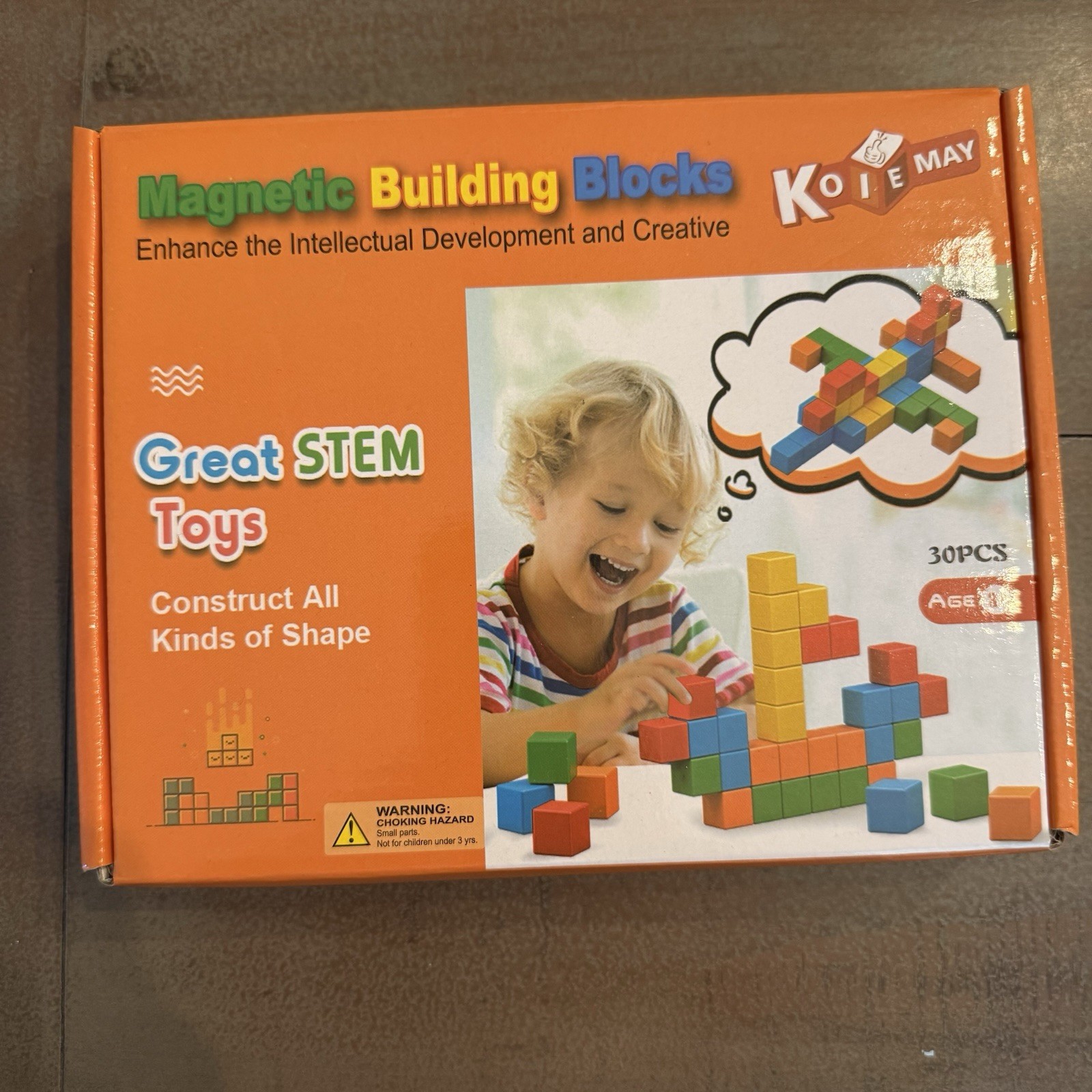 Magnetic Building Blocks Kids Educational Toy Homeschool Classroom STEM
