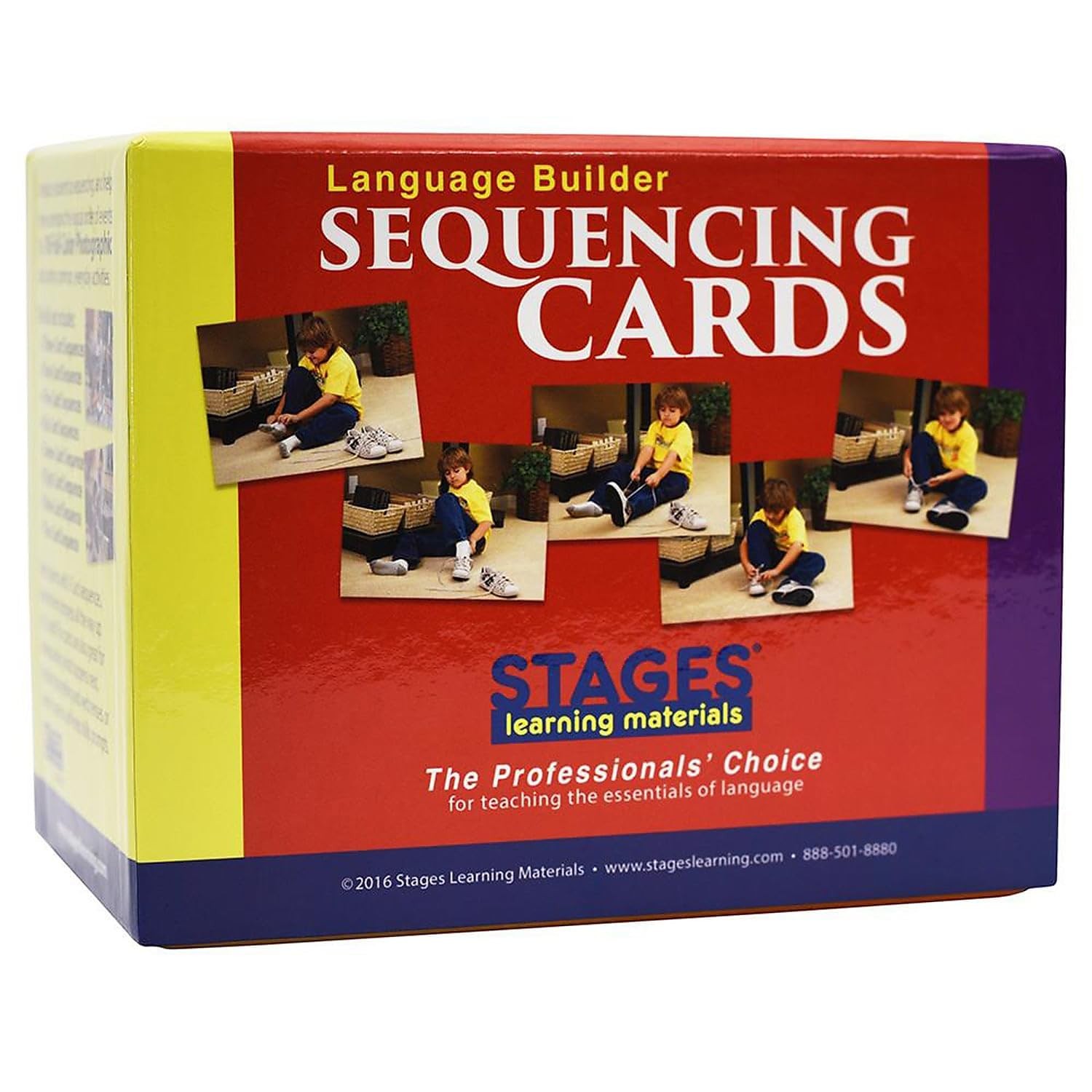 Lang-O-Learn Stages Learning Materials Language Builder Sequencing Flash Cards