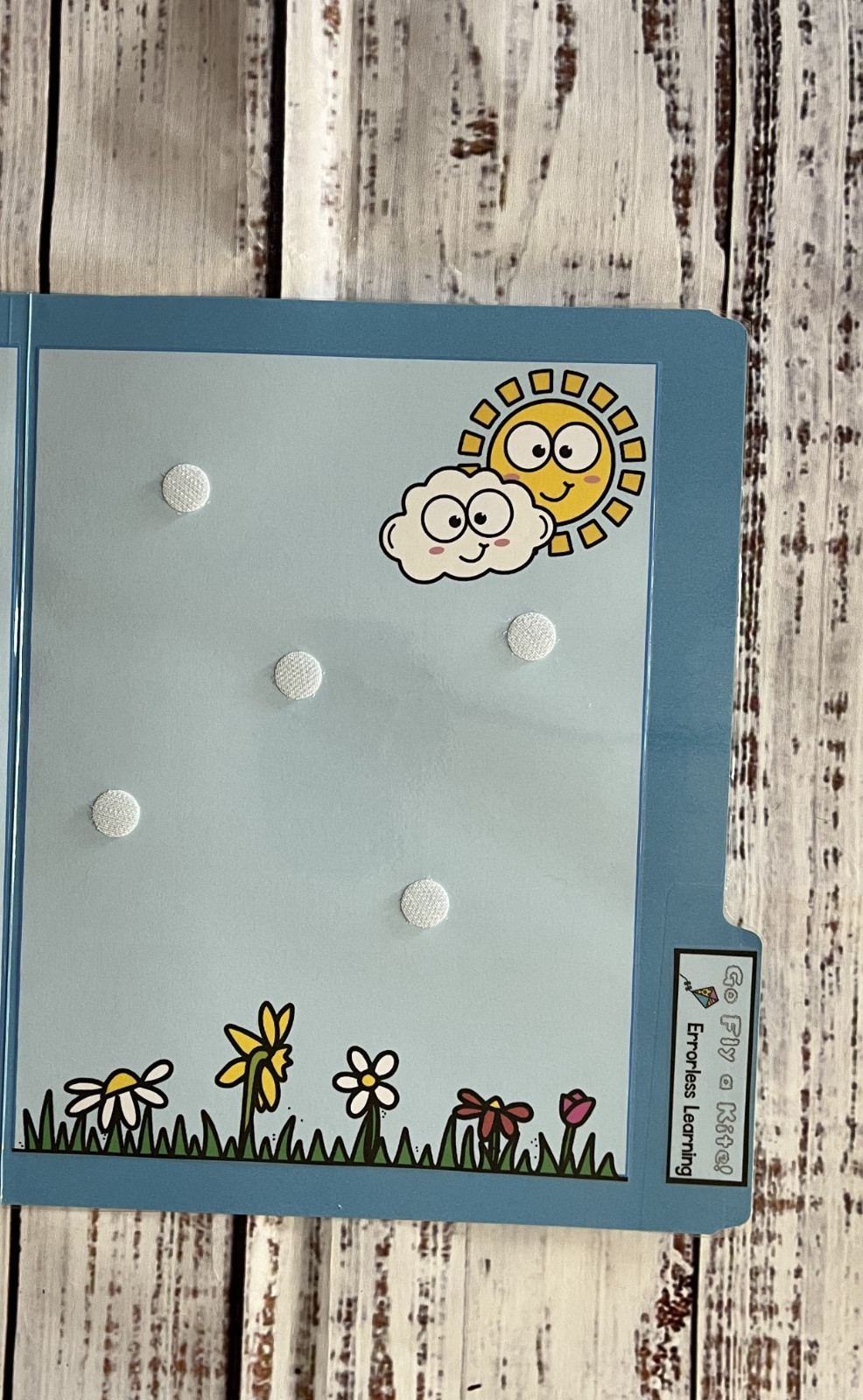 Errorless Learning File Folder Game Go Fly a Kite Special Education Autism Task