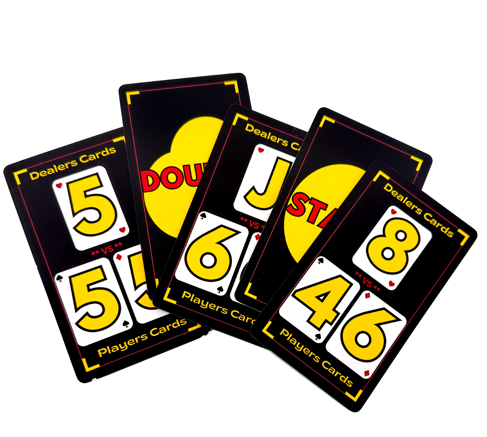 Blackjack Basic Strategy Flashcards for Beginners Casino Game Learning Cards NEW