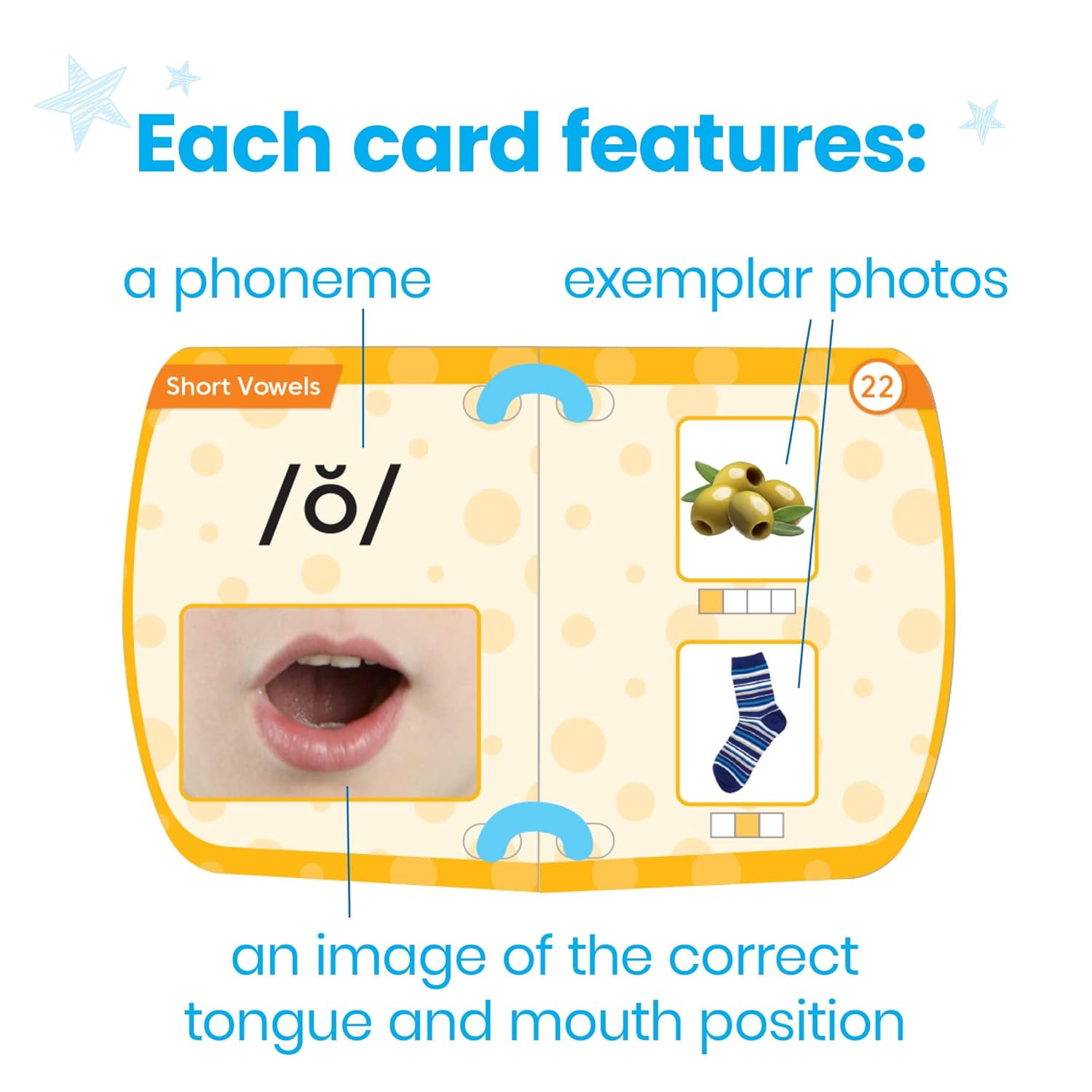 Phoneme Flash Cards for Toddler Speech Therapy and Phonics Activities