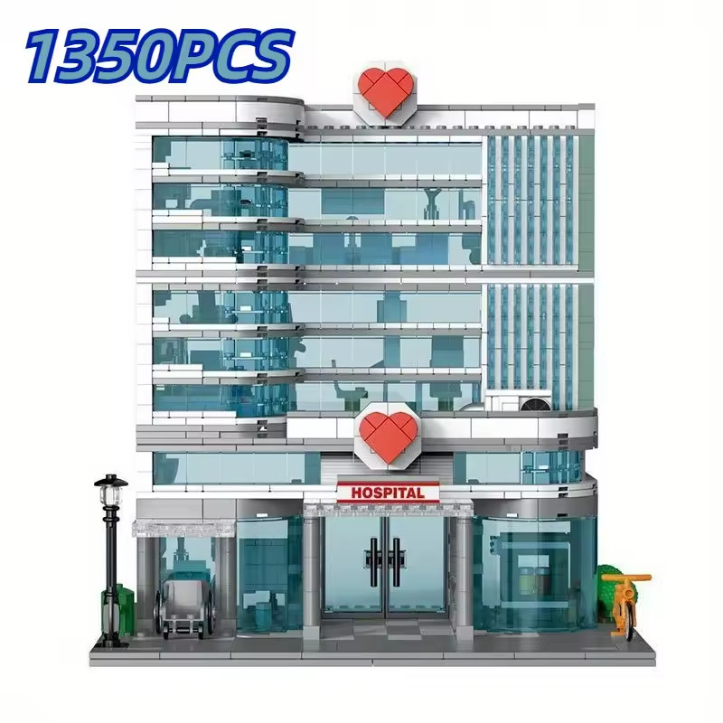 Hospital Building Blocks, DIY Educational Toys, Colletable Building Toy