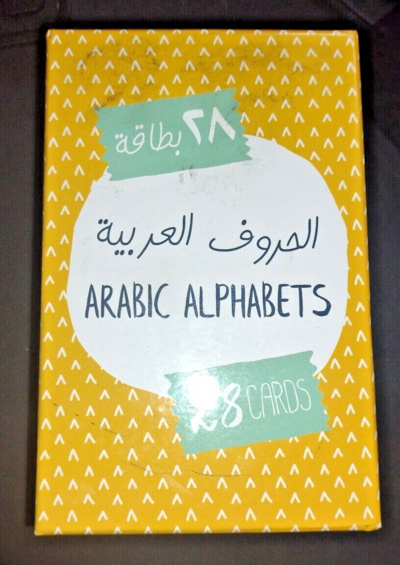 Arabic Alphabets 28 Flash Cards✅ Arabic English learning education Islamic NEW