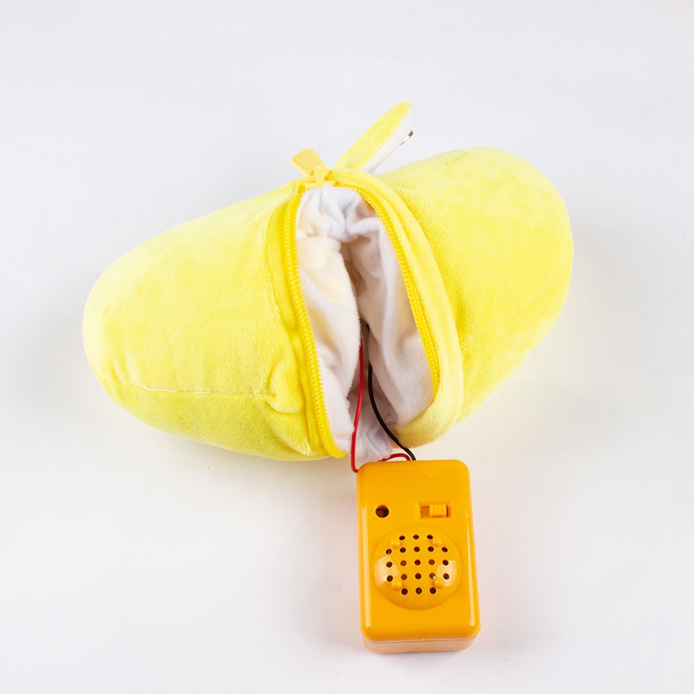 Interactive Musical Toy Fruit Sensing Beat Piano Plush Toy Electric Plush Toy