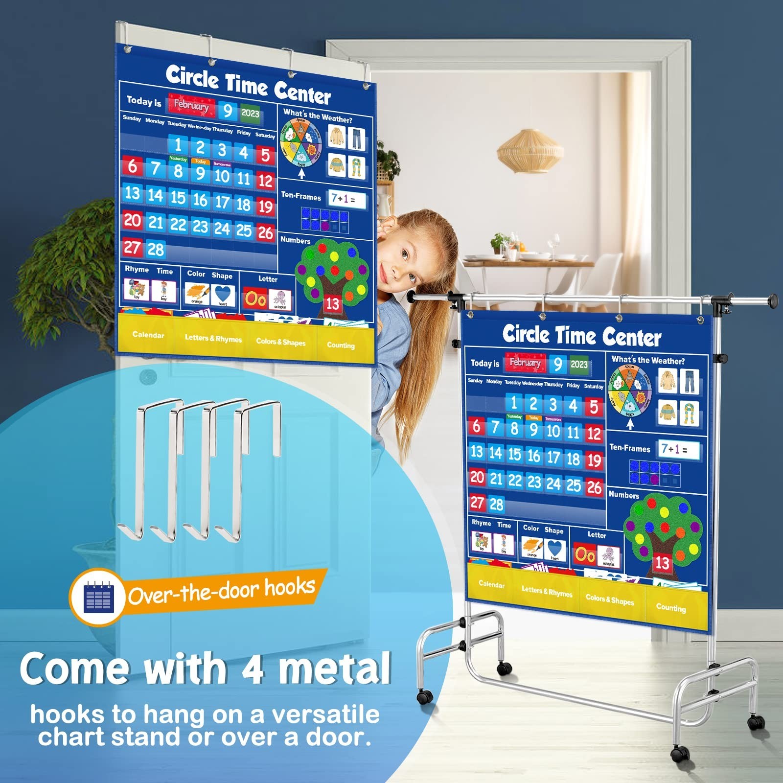 Circle Time Learning Center, Kindergarten Preschool Classroom Must Haves, Kid…