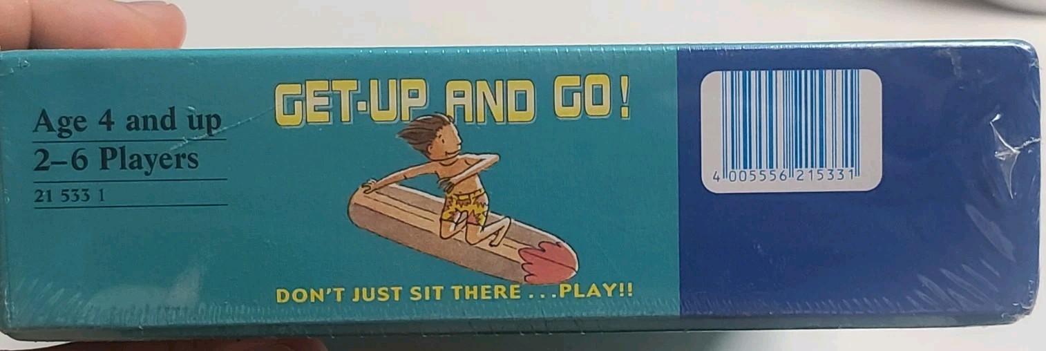 GET UP AND GO! Don’t Just Sit There…Play!! Vintage Card Game By RAVENSBURGER