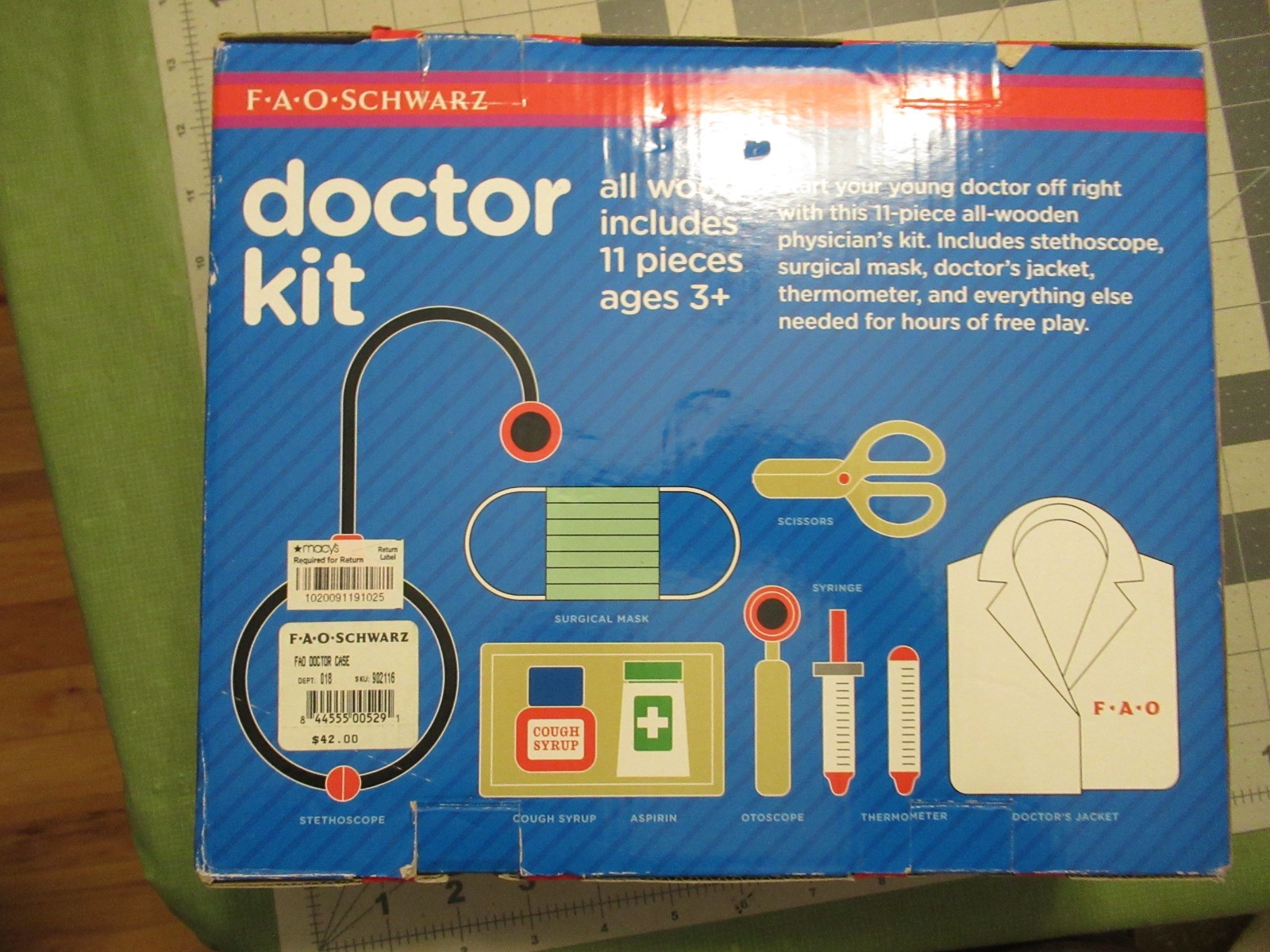 FAO Schwarz Doctor Kit Wood