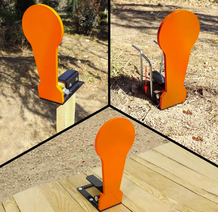 Highwild 3/8″ AR500 12″ Classic Popper Steel Shooting Target – Auto Reset