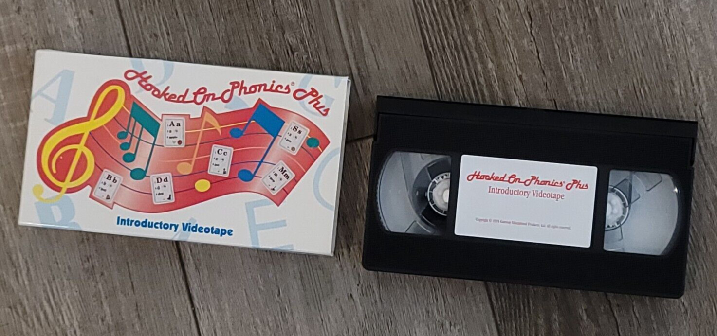 Hooked on Phonics Plus! Program Introductory Videotape VHS