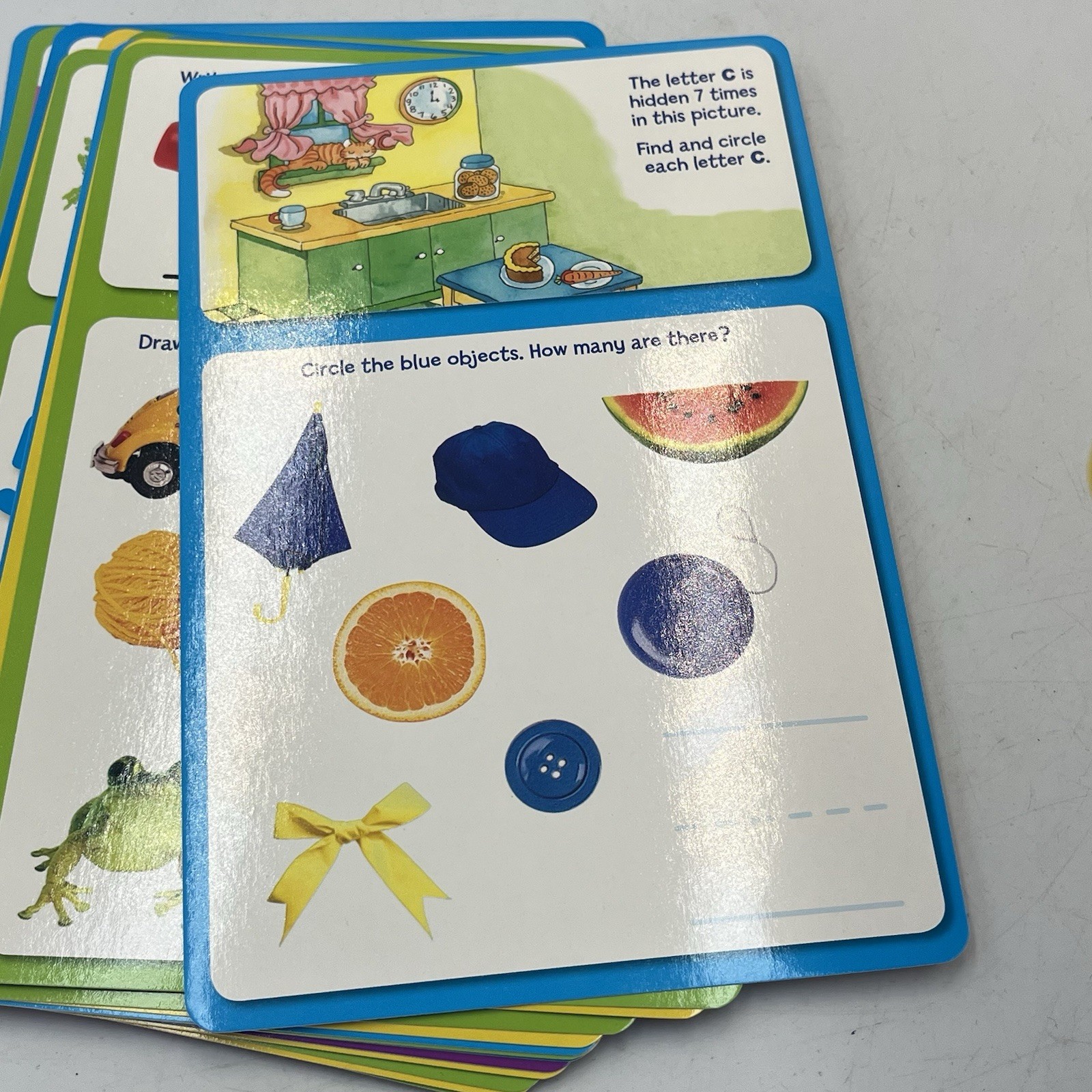Brain Games Kids Preschool & Kindergarten Write-and-Erase Activity Cards