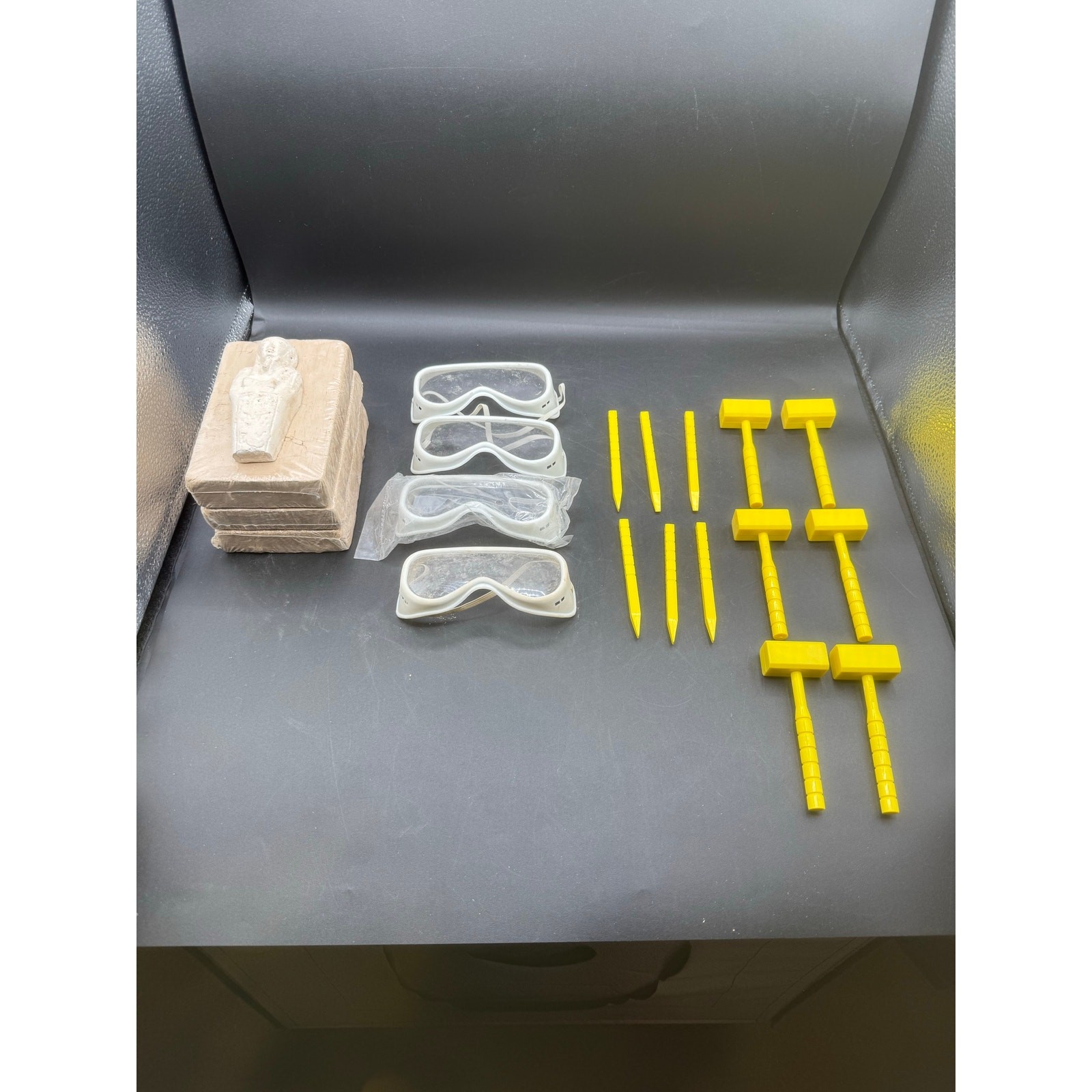 Children’s Excavation Egypt Digging Set – 3 New + Bag of Unused Items