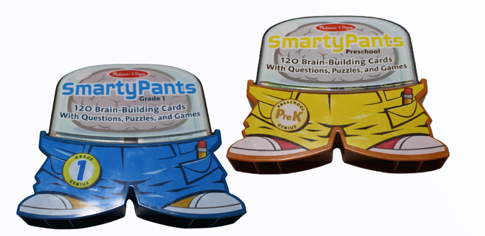 Melissa & Doug Smarty Pants PreK, 1st Grade Brain Building Cards Homeschool