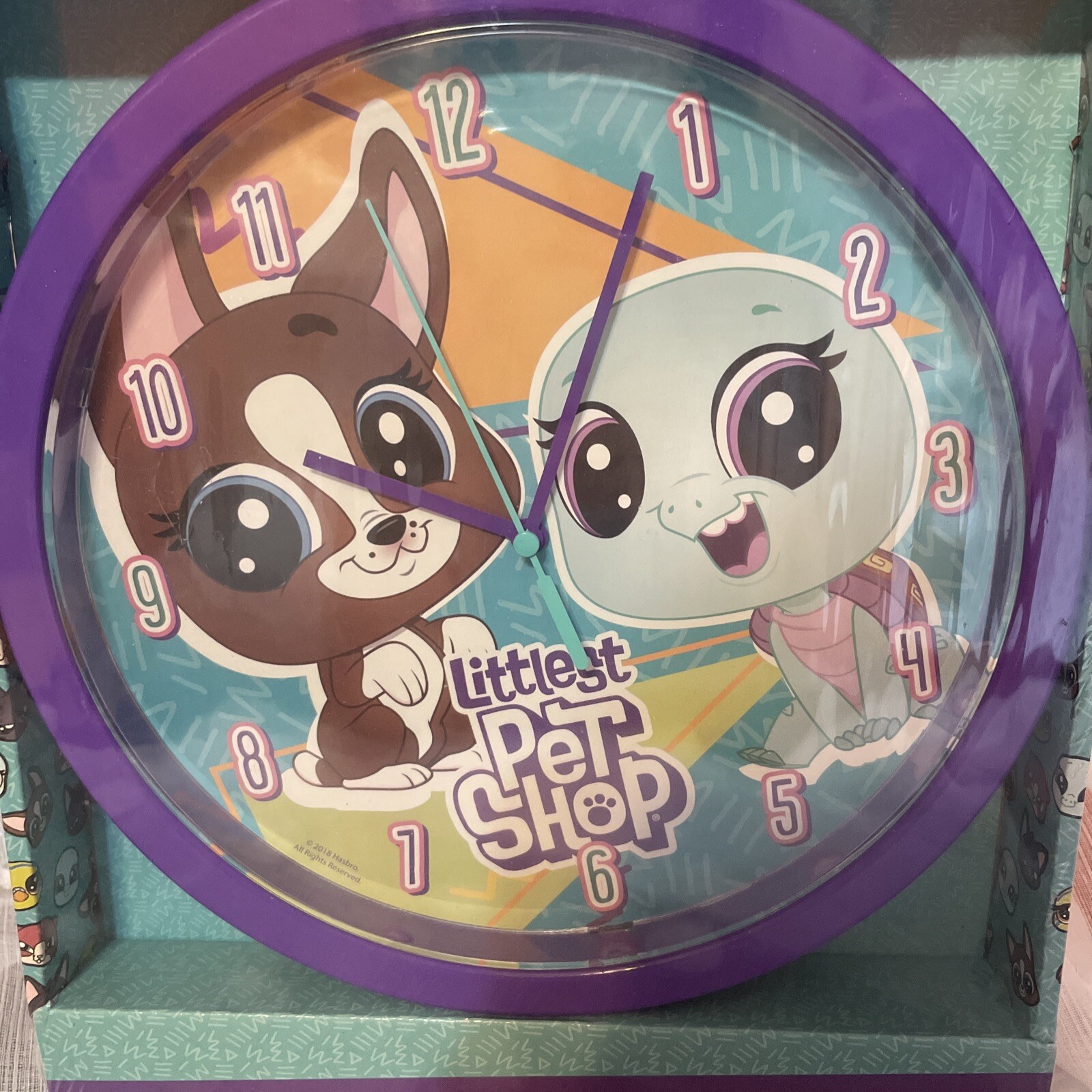Littlest Pet Shop Analogue Wall Clock Super Hard To Find
