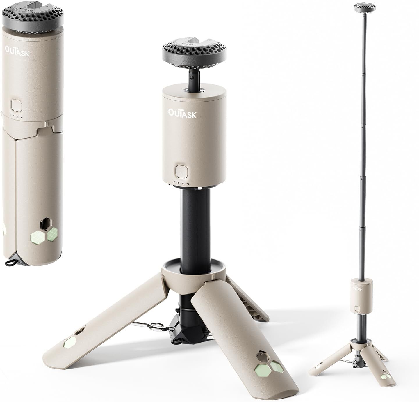 Camping Light Telescopic, Collapsible Magnetic Camping Lantern with 12000mAh