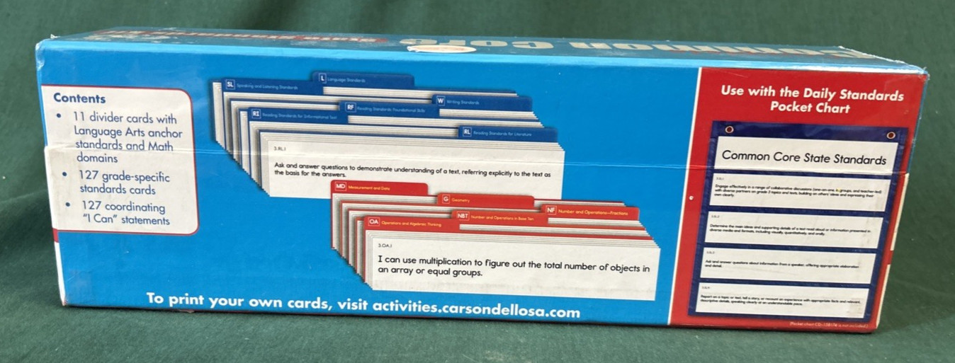 New Sealed The Complete Common Core State Standards Kit Educational Set Grade 3