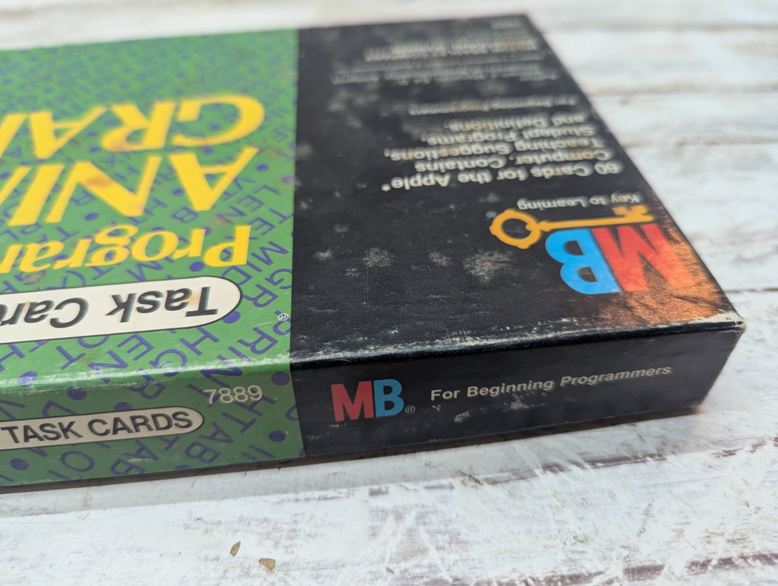 milton bradley board games task cards programming animation & graphics Apple PC