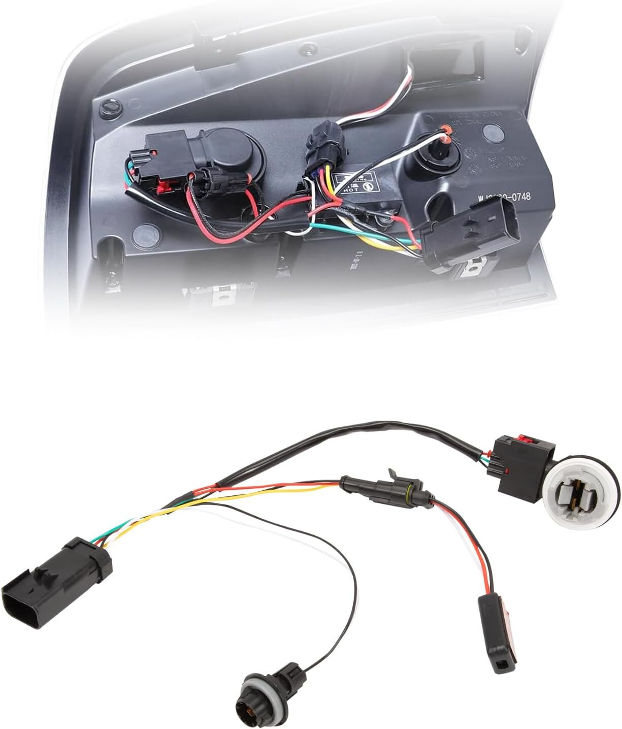 Tail Lights Conversion Wiring Adapter Assembly Compatible with 2013-2022 RAM