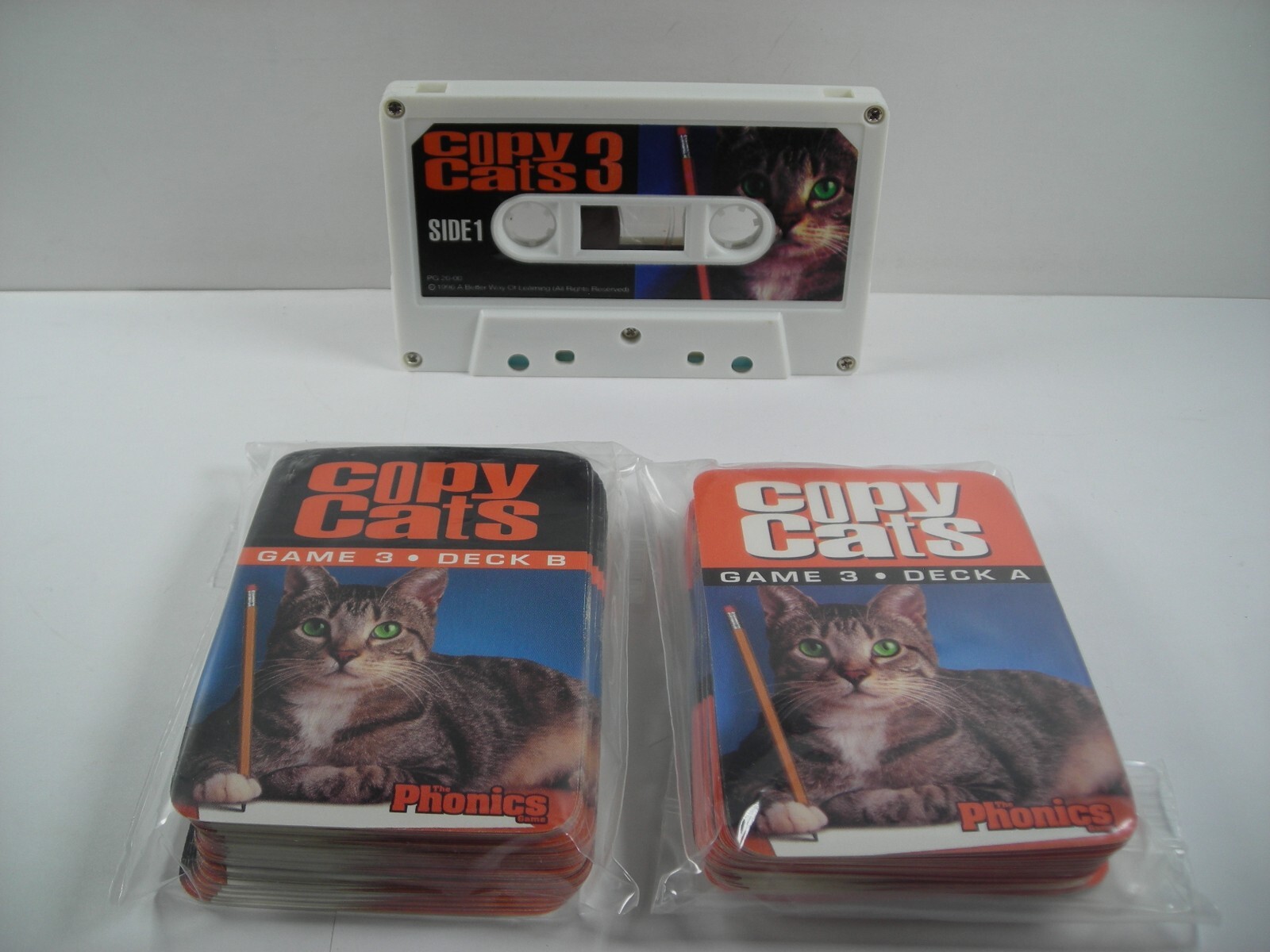 The Phonics Game Replacement Cards and Cassette Game 3 Copy Cats