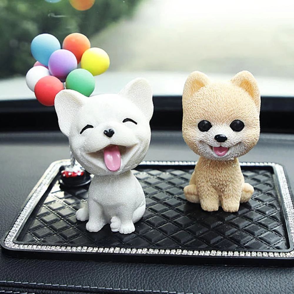 Tabletop Resin Nodding Puppy Toys Bobblehead Dog Shaking Head Dog Car Ornaments