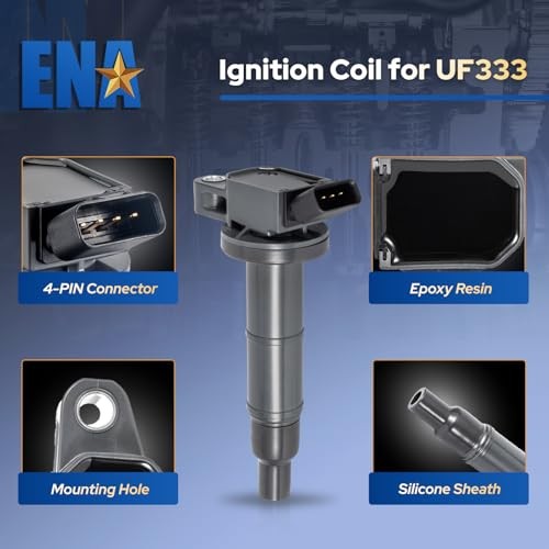ENA Set of 4 Ignition Coil Pack 2002 2003 2004 2005 2006 2007 2008 2009