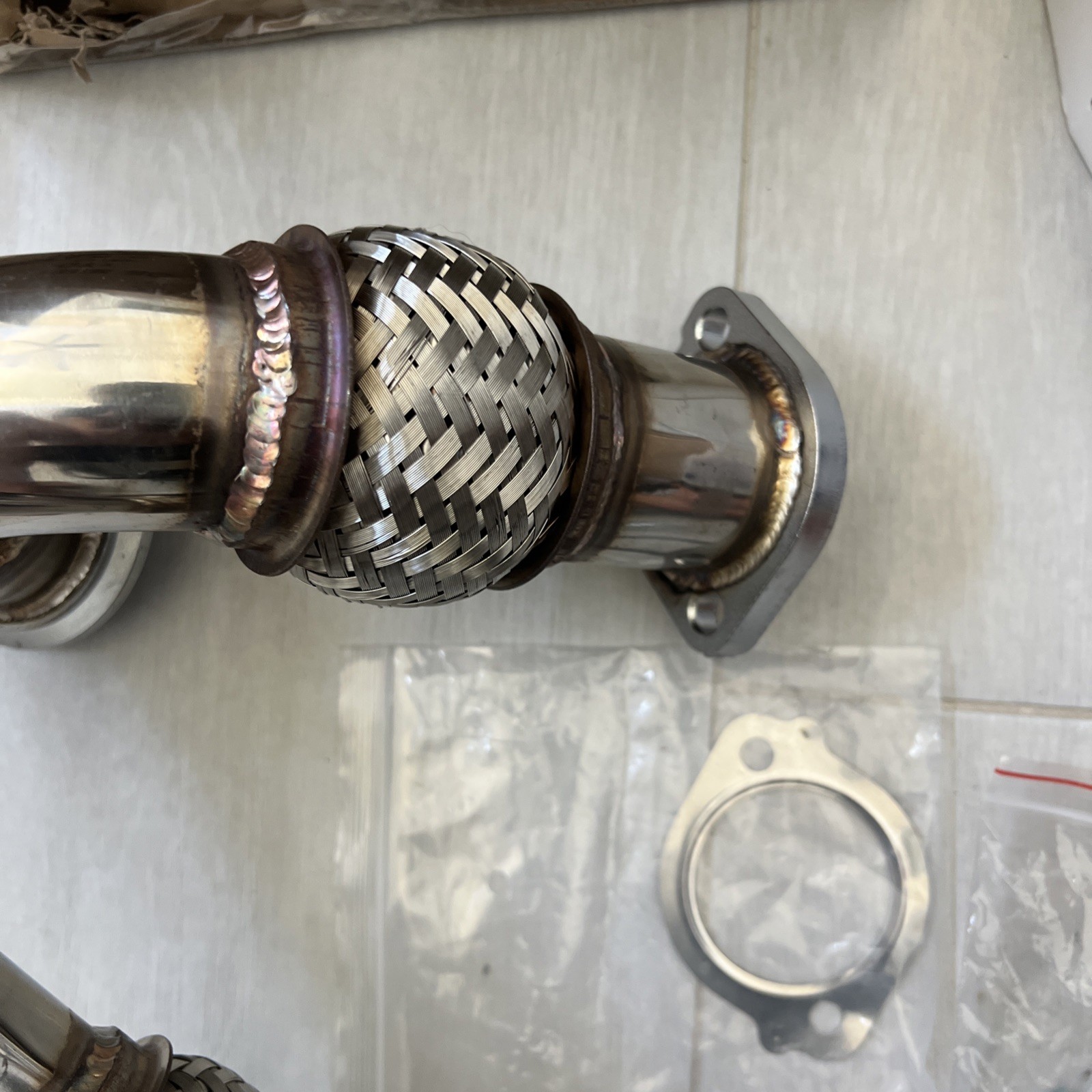 JDMSPEED New Turbocharger Y-Pipe Up Pipe Kit With Gasket . MISSING 1 SCREW