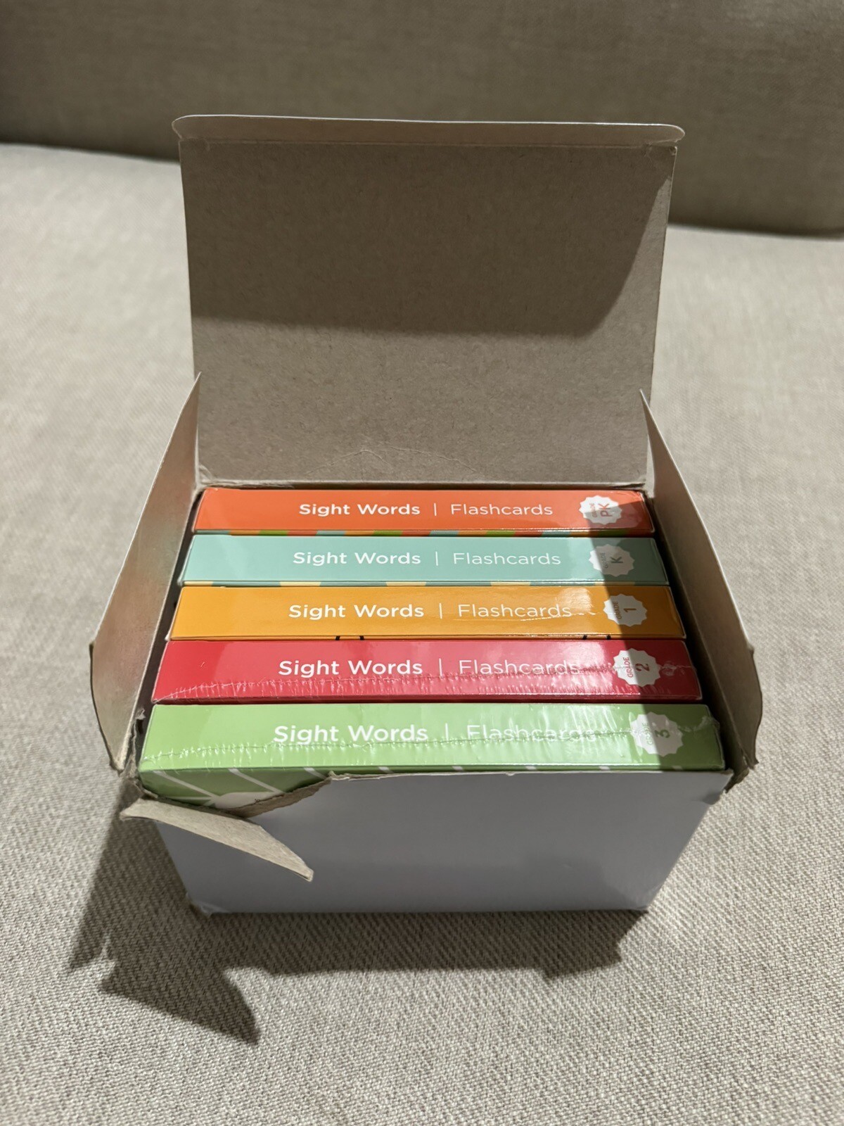 Think Tank Scholar 520 Sight Words FlashCards Set Grade PK-3 EUC