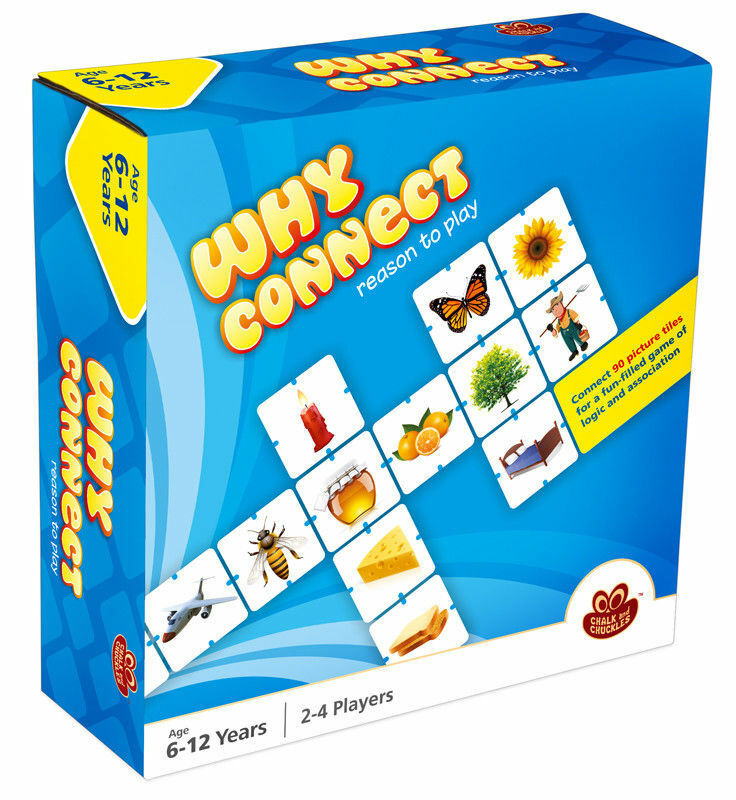 WHY CONNECT Fun Educational GAME of LOGICAL THINKING, REASONING & Verbal SKILLS