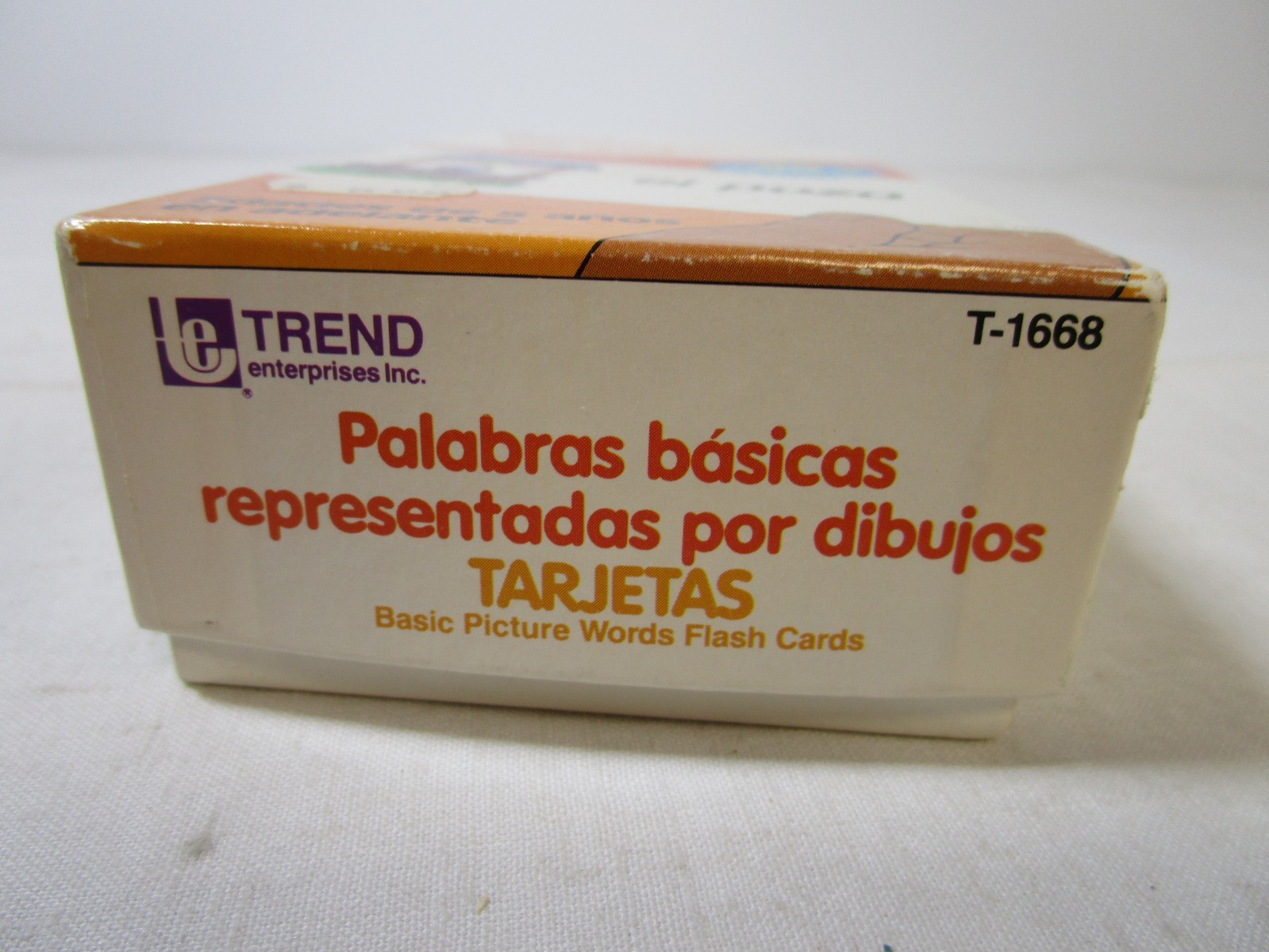 Vintage 1993 Trend Enterprises Inc Spanish Flash Cards T-1668