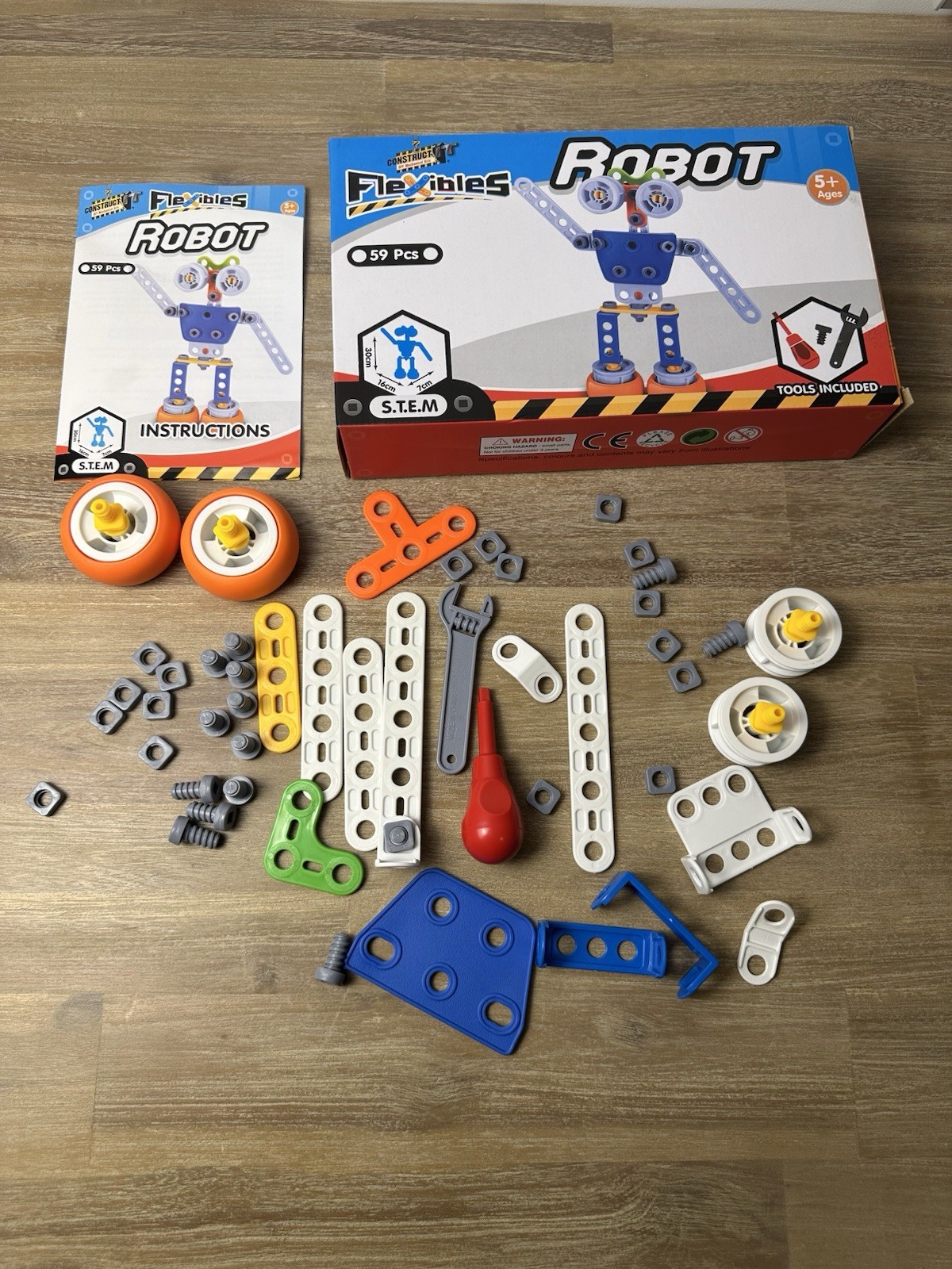 Construct IT DIY Mechanical Kits Flexibles – Build A Robot