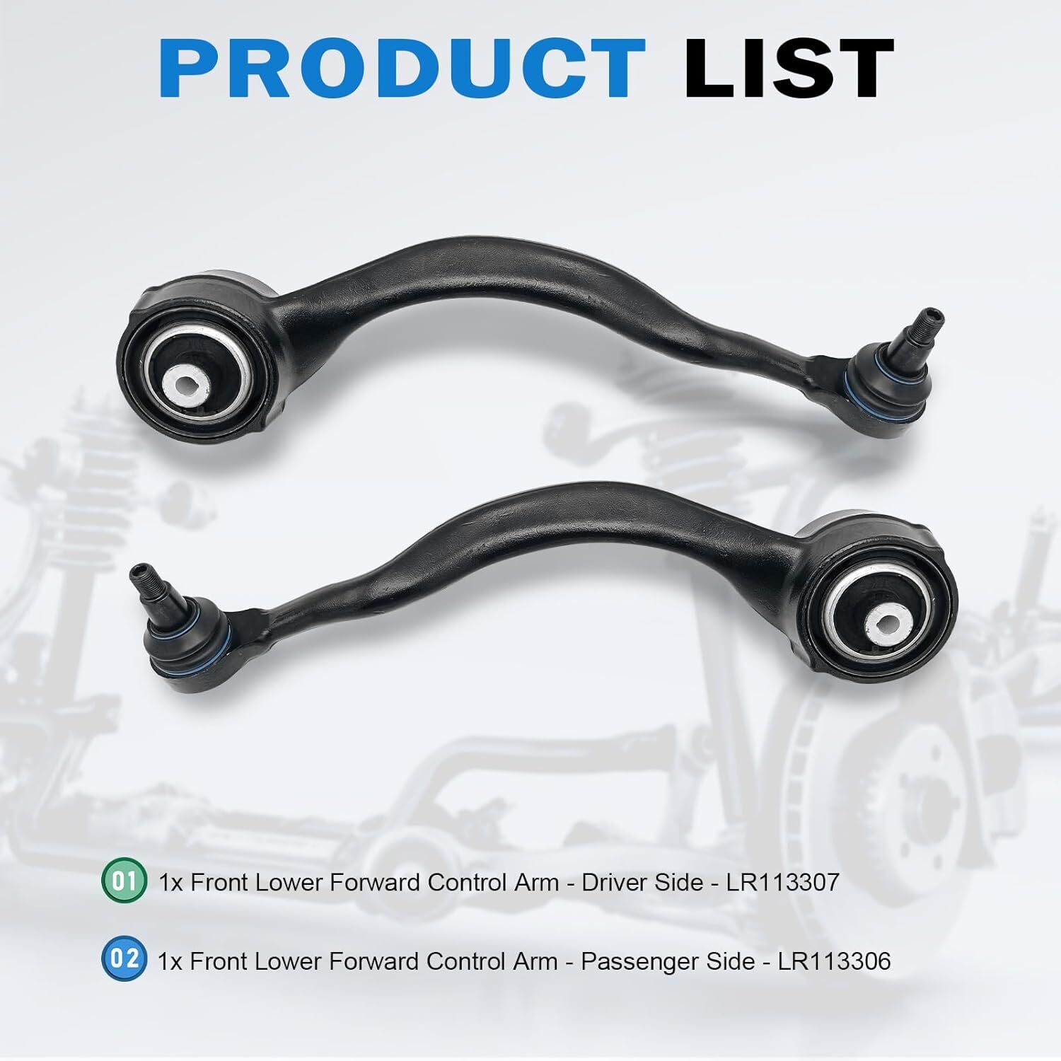 Front Lower Forward Control Arm Compatible with 2013-2018 Range Rover,2014-2017