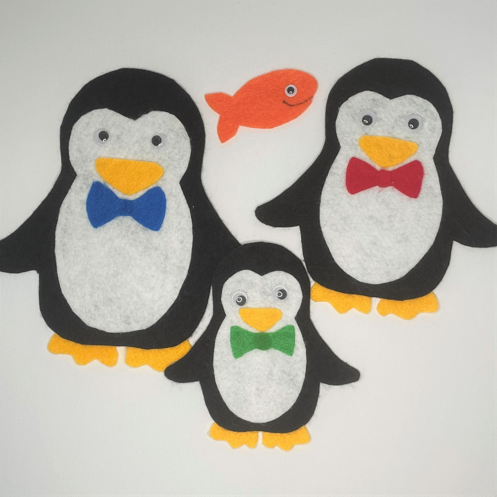 Penguin Who Has the Fish Felt Game – A Wintry Hide & Seek Adventure with Sizes