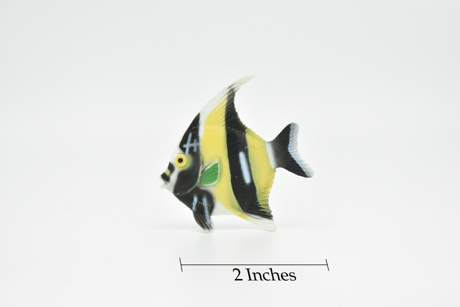Tropical Fish Toy, Moorish Idol, Realistic Plastic Replica 2″ CWG136 BB28