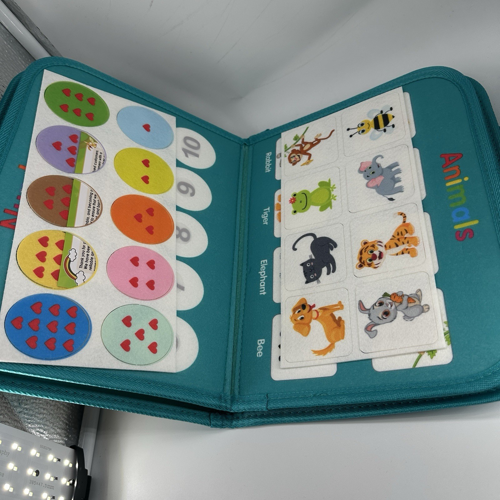 Toddler Busy Board Book With Handles Ages 3+